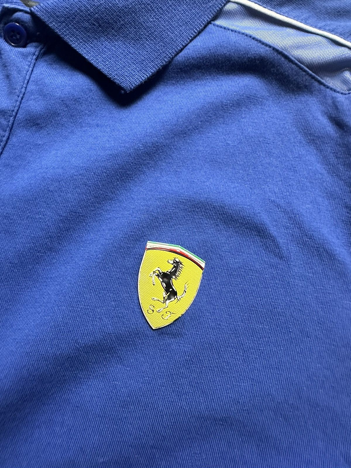 Ferrari × Vintage Vintage blue Ferrari racing polo blue logo Size US XXL / EU 58 / 5 - 5 Thumbnail