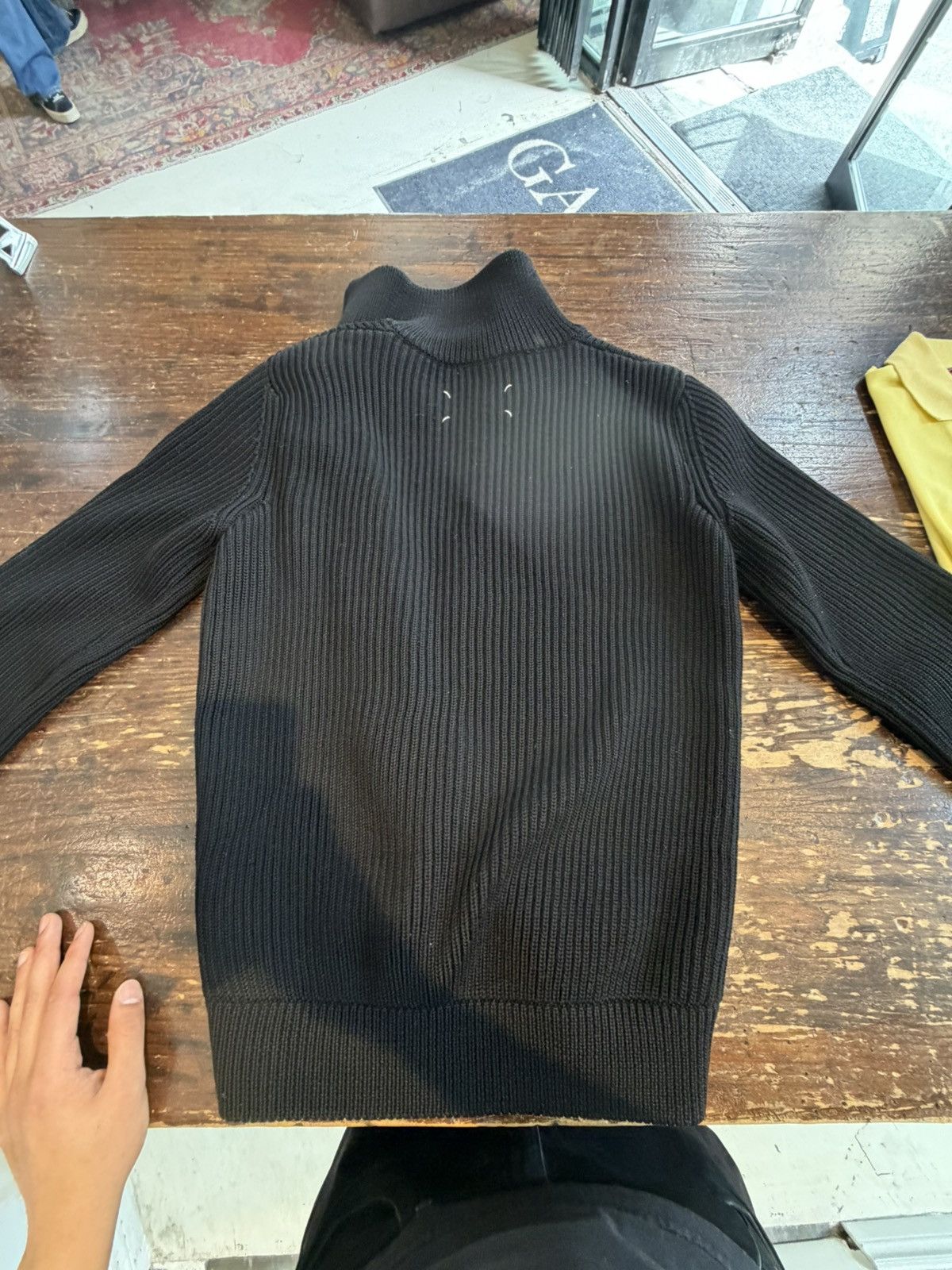 Maison Margiela ✨ Maison Margiela- Iconic Ribbed Knit Driver’s Jacket ✨ Size US S / EU 44-46 / 1 - 8 Thumbnail