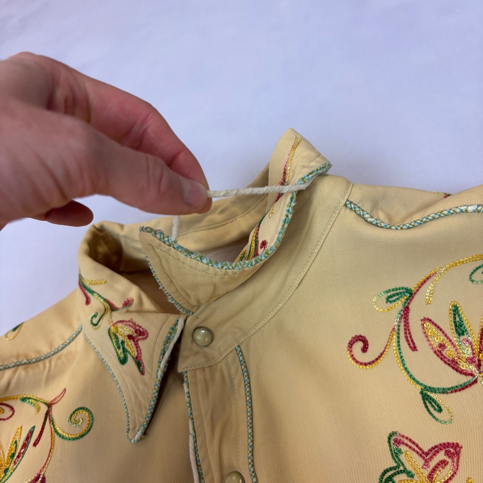 Vintage Vintage 40s California Ranchwear Gabardine Embroidered Size US XL / EU 56 / 4 - 7 Thumbnail