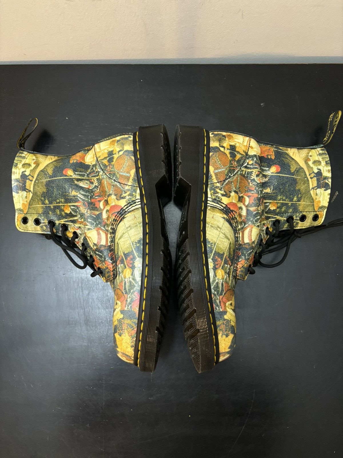 Dr. Martens Dr Marten Pascal D Antonio Renaissance Combat Boots Size US 9 / EU 42 - 4 Thumbnail