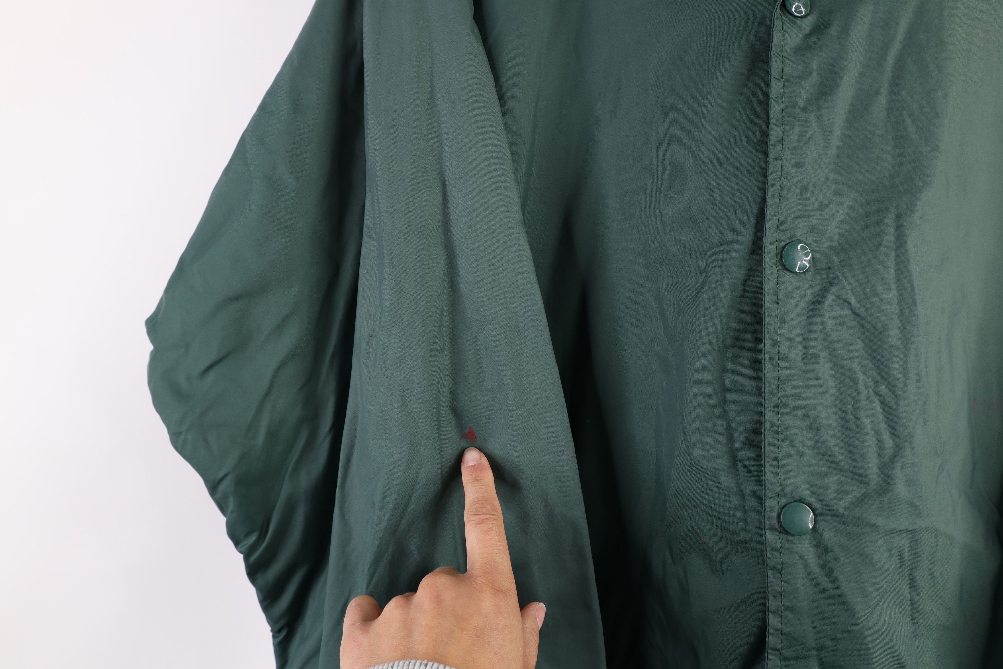 Vintage Vintage 90s Big Mac Coach Coaches Jacket Green Size ONE SIZE - 5 Thumbnail