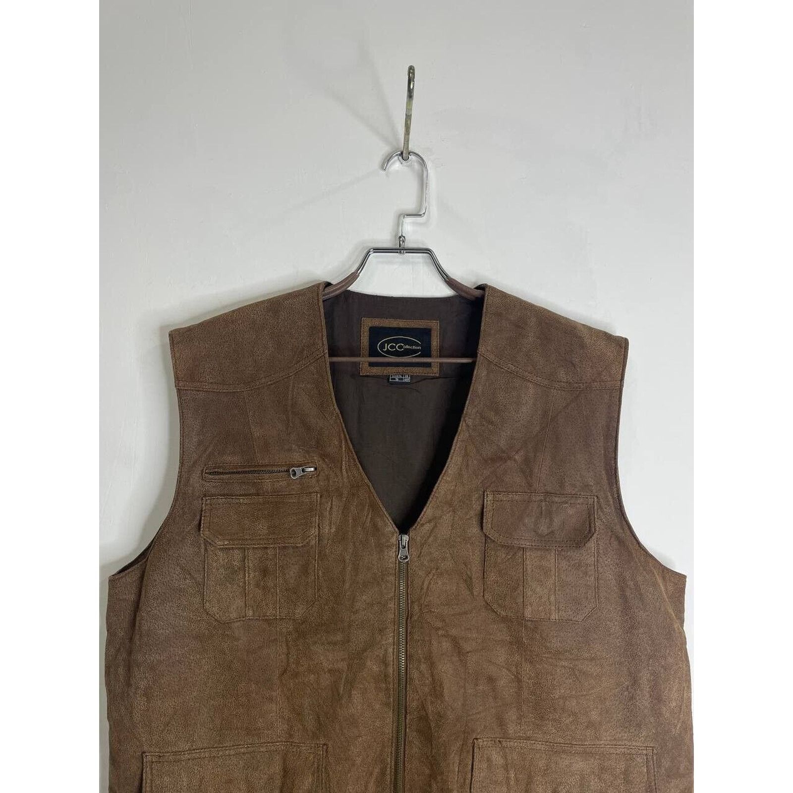 Vintage Vintage Brown Suede Leather Outdoor Utility Style Size XL Size US XL / EU 56 / 4 - 2 Thumbnail