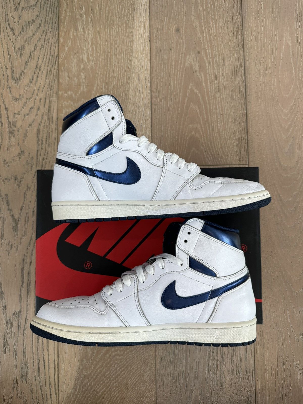 Jordan Brand Jordan 1 Retro Metallic Navy 2016 Size US 10 / EU 43 - 5 Thumbnail