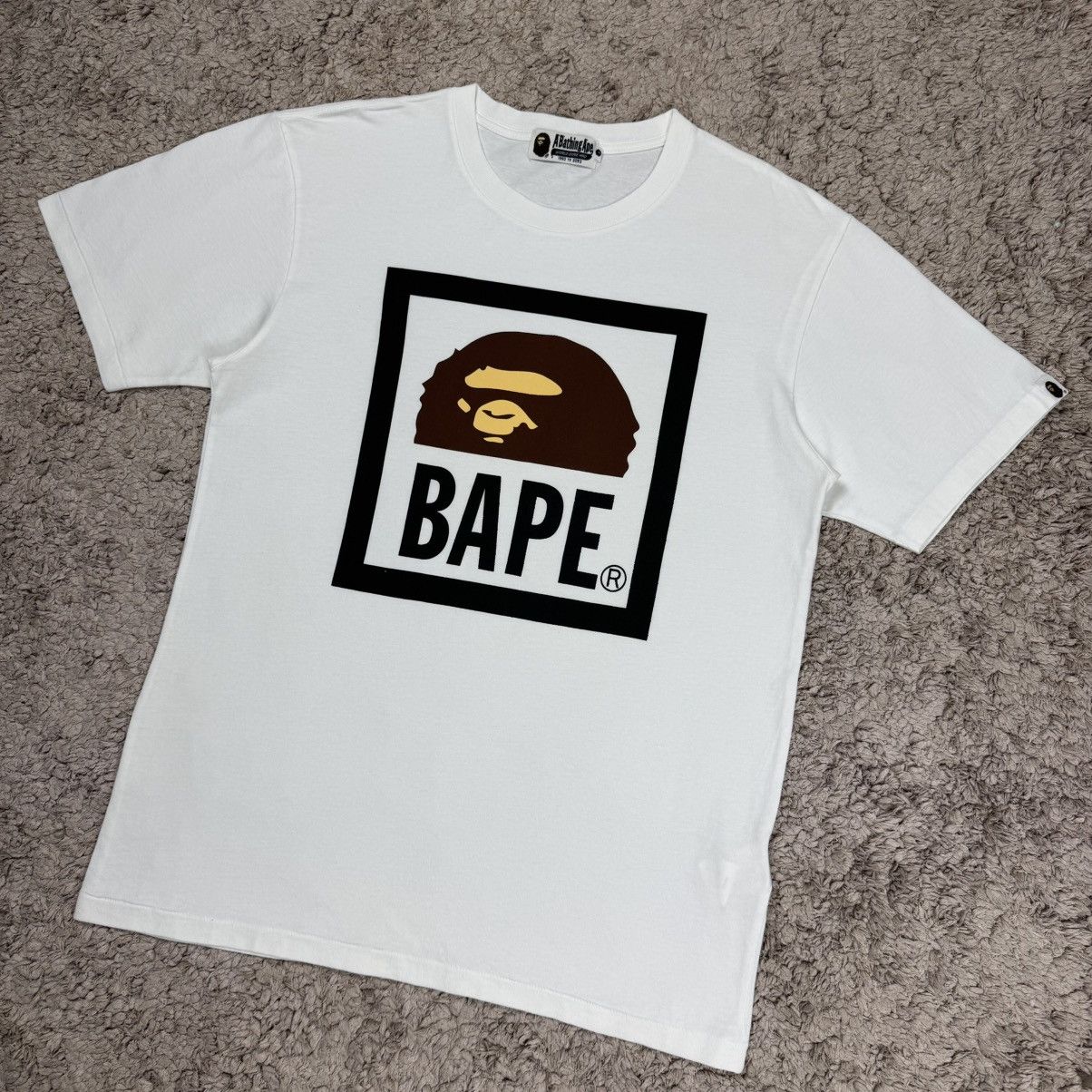 Bape Vintage Bape Square T-shirt Size US L / EU 52-54 / 3 - 4 Thumbnail