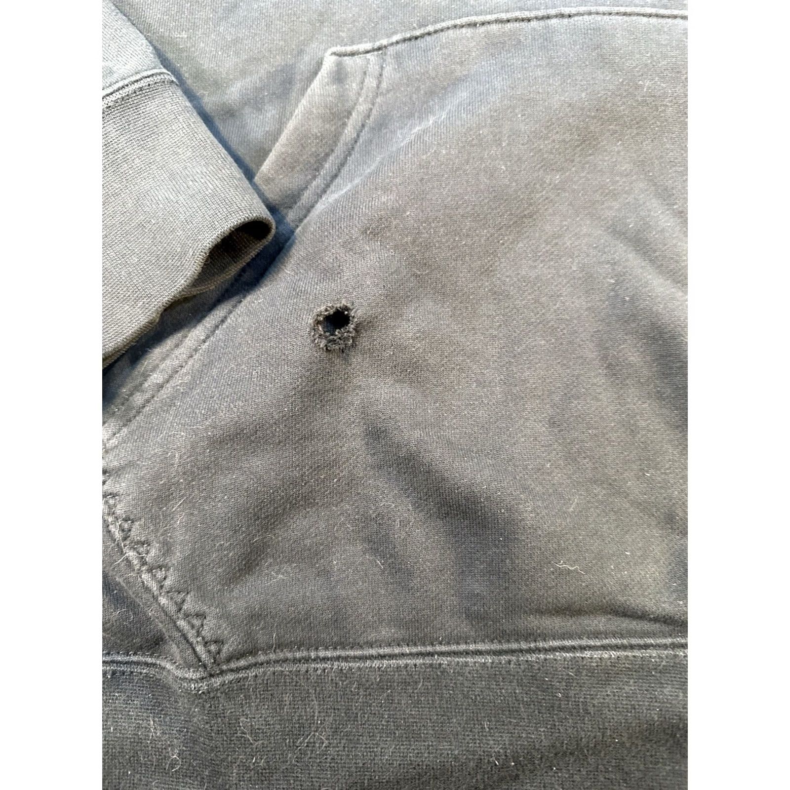Nike VINTAGE Jordan Jumpman Hoodie Black XL Nike Pullover Mens 90s 00s Jumpman Logo Flaws Read Size US XL / EU 56 / 4 - 3 Thumbnail