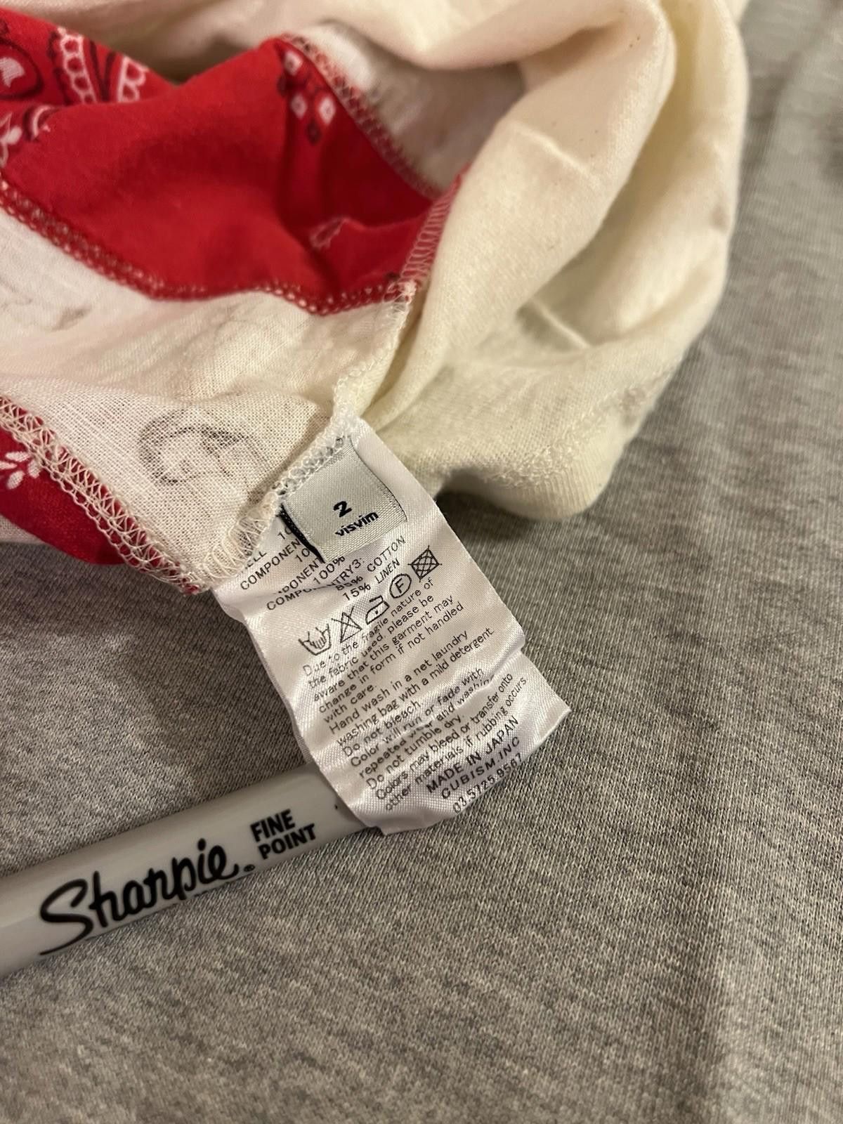 Visvim Pre-Owned VISVIM Bandana Jumbo Tee S/S Stars T-Shirt Size 2 Size US M / EU 48-50 / 2 - 9 Thumbnail