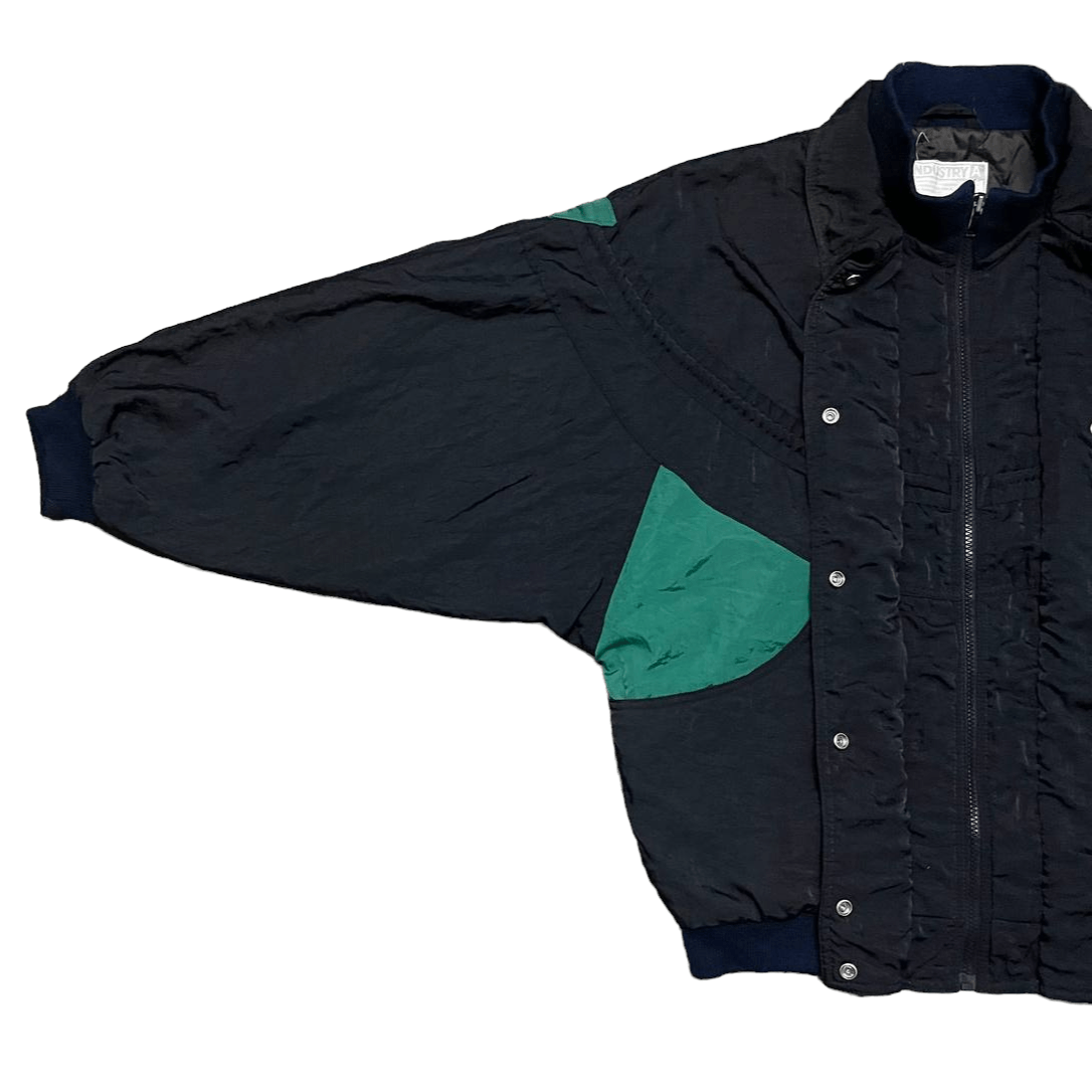 Industrie Vintage Industry Motorcyclist Balloon Sleeve Bomber Jacket Size US L / EU 52-54 / 3 - 8 Thumbnail