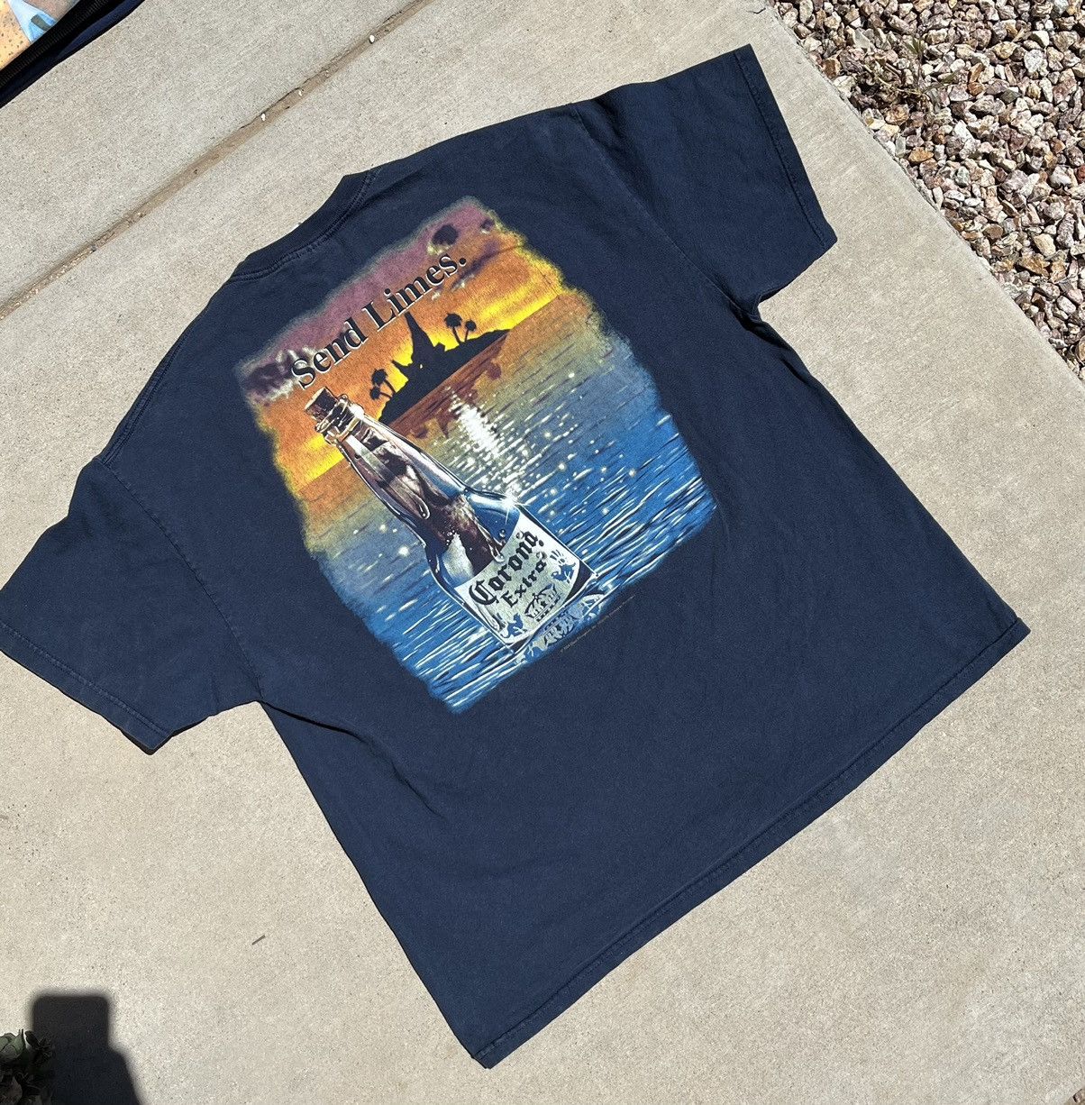 Vintage Vintage Y2K Corona Tshirt Size US XXL / EU 58 / 5 - 2 Thumbnail