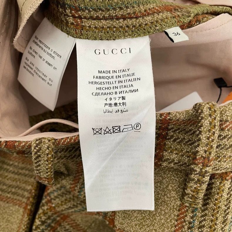 Gucci Gucci Checked Pants in Size 36-2505 Size 35" - 4 Thumbnail