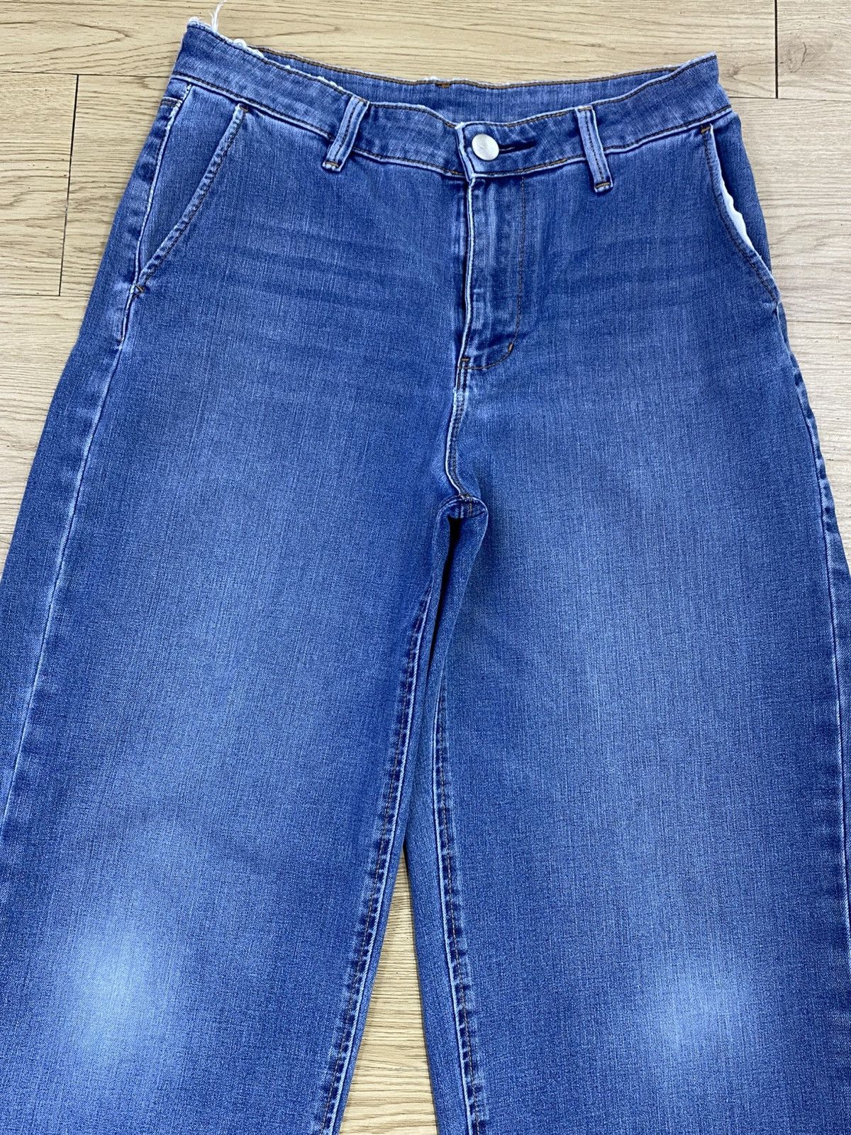 Japanese Brand Japanese Brand Acid Blue Wash Style Baggy Jeans Size US 28 / EU 44 - 2 Thumbnail