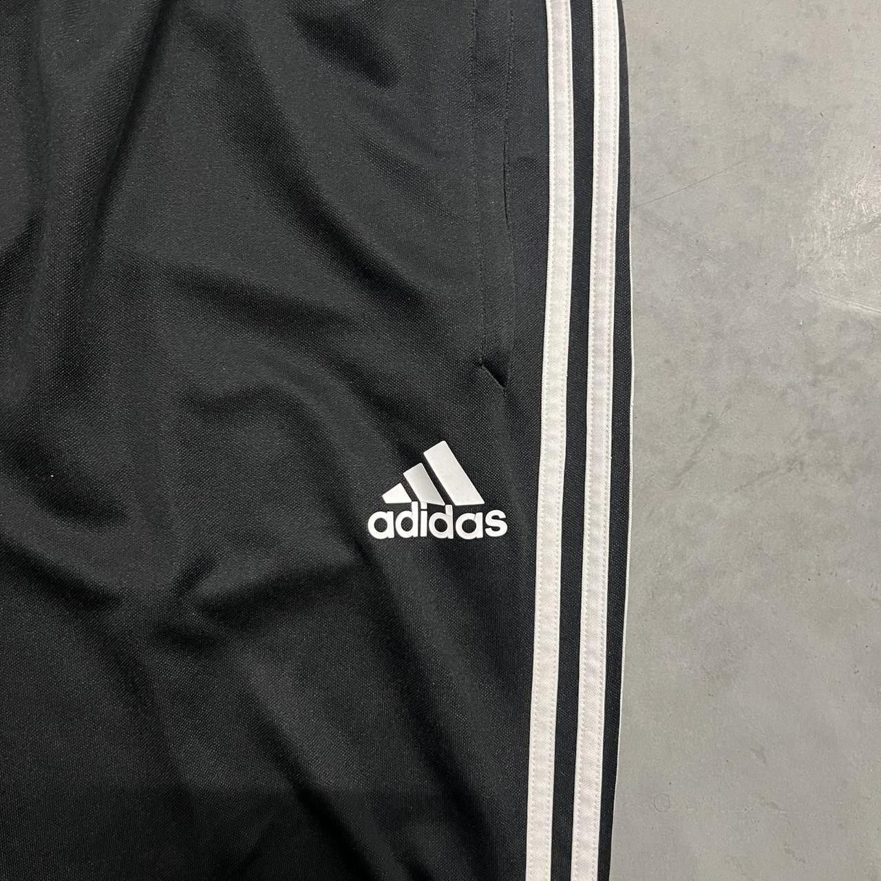 Adidas Vintage Y2K/2000s Adidas Track pants sweatpants with leg zippers! Size US 34 / EU 50 - 2 Thumbnail