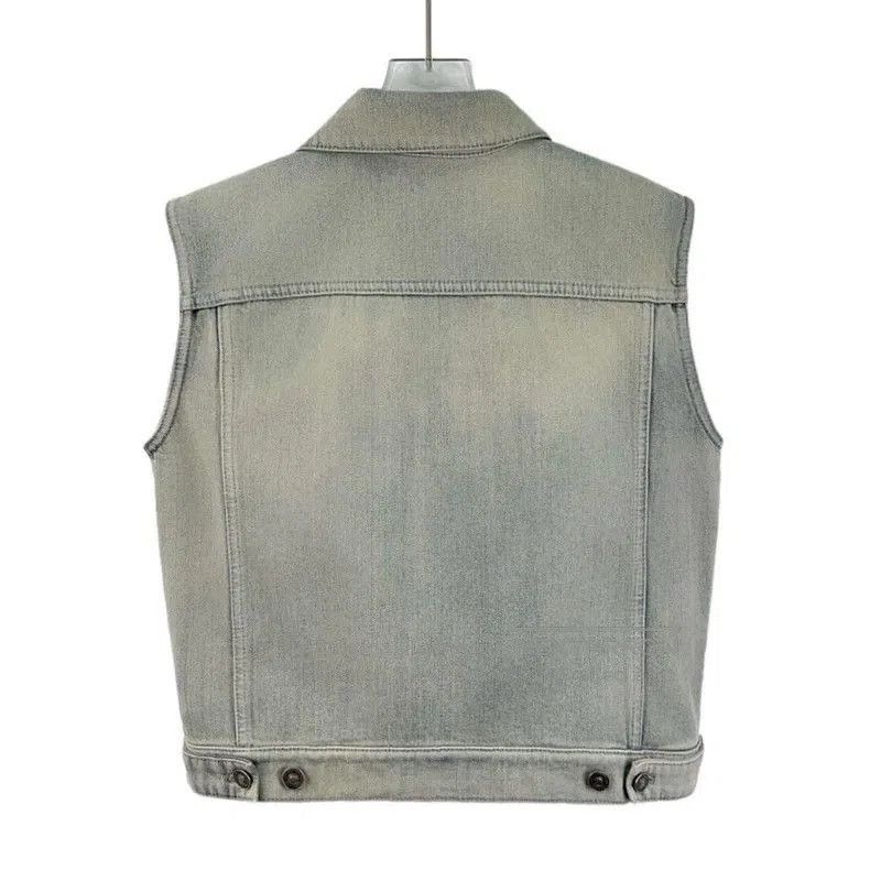 Dior Dior Yellow Denim Vest with Bee Embroidery. Size US S / EU 44-46 / 1 - 2 Thumbnail