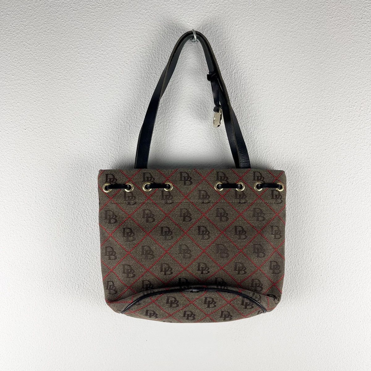 Dooney & Bourke Dooney And Bourke Leather And Canvas Crossbody Signature Size ONE SIZE - 3 Thumbnail