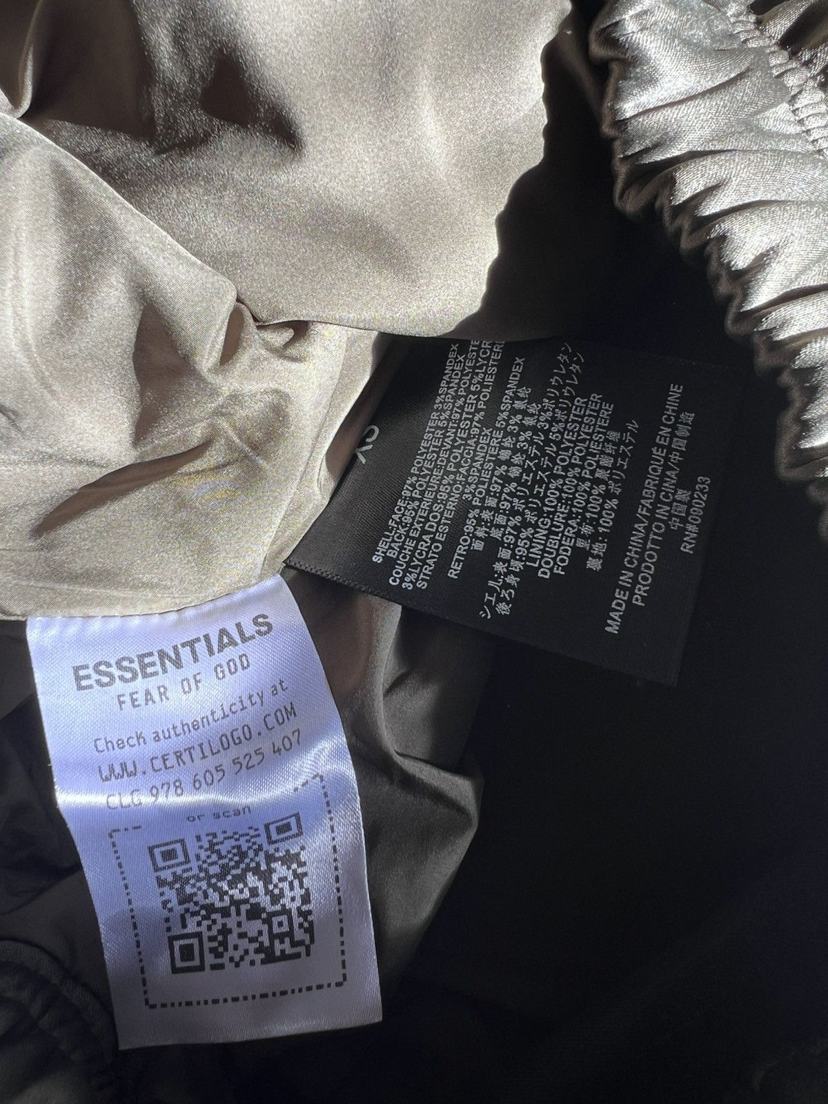Fear of God × Pacsun Fear of God x Pacsun Satin Nylon Sweatpants Size US 30 / EU 46 - 4 Thumbnail