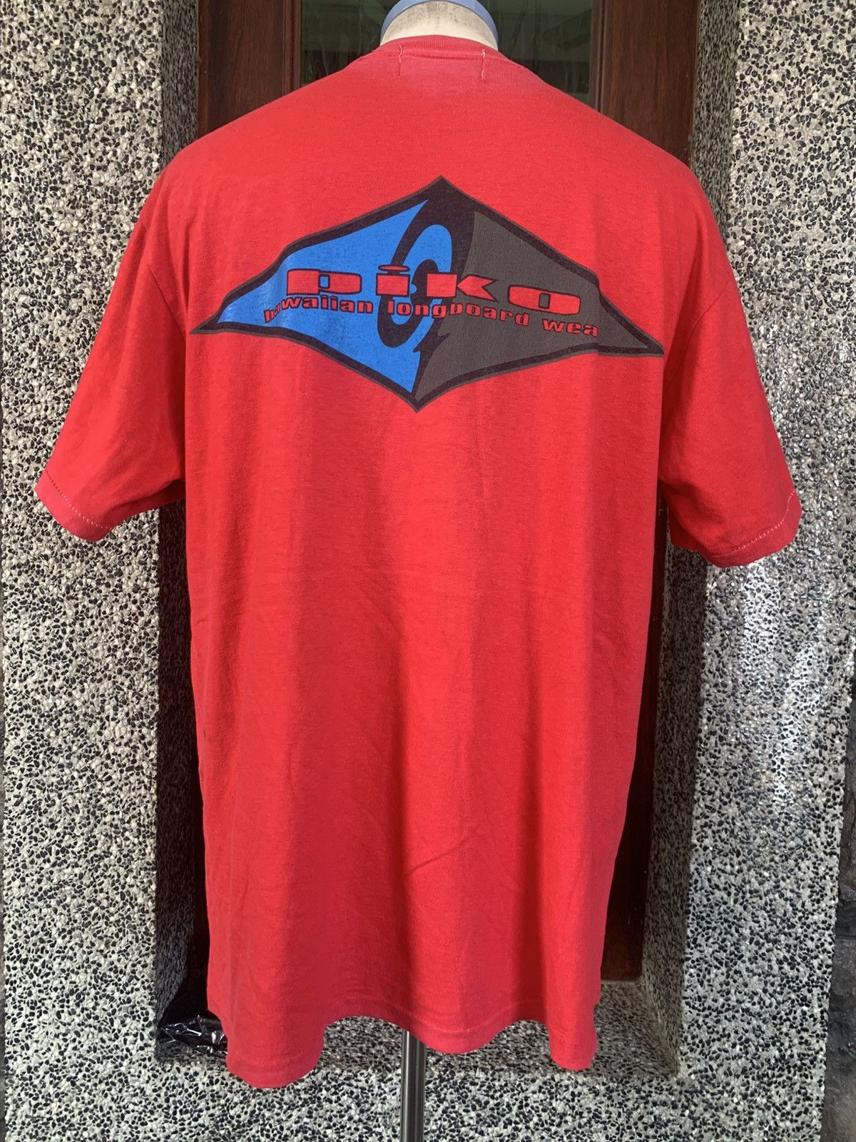 Vintage Vintage 90s Piko Hawaiian Longboard Wear / Surf T shirt Size US L / EU 52-54 / 3 - 1 Thumbnail