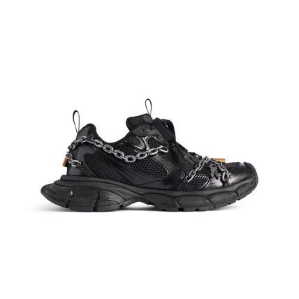 Balenciaga o1w1db10226 3XL Chain Sneakers In Black Size US 12 / EU 45 - 1 Thumbnail