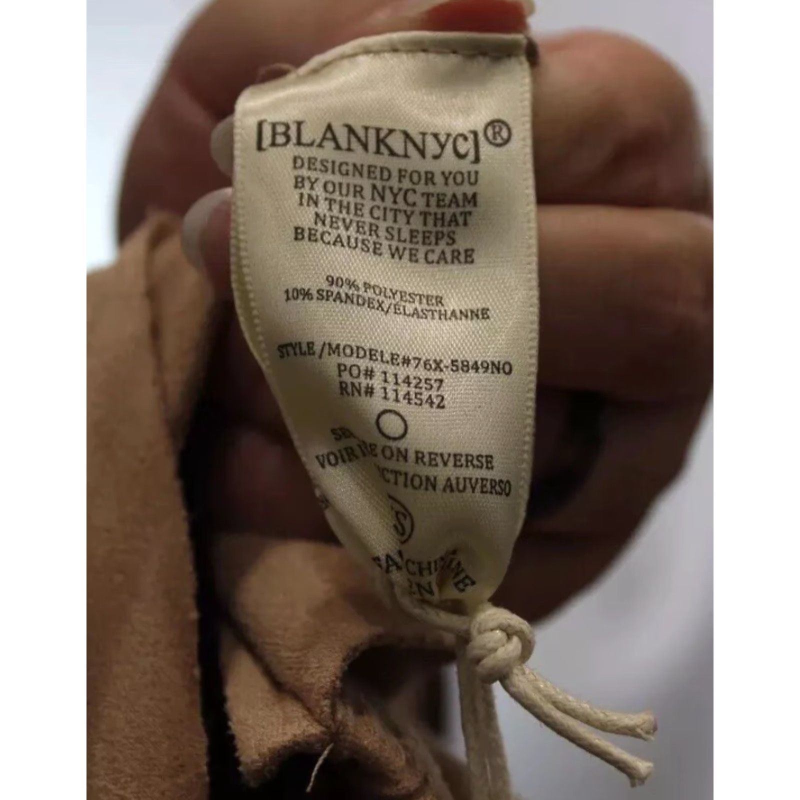Vintage NEW NWT Women BlankNYC Beige Faux Suede Asymmetrical Moto Fashion Jacket Size XS Size XS / US 0-2 / IT 36-38 - 4 Thumbnail