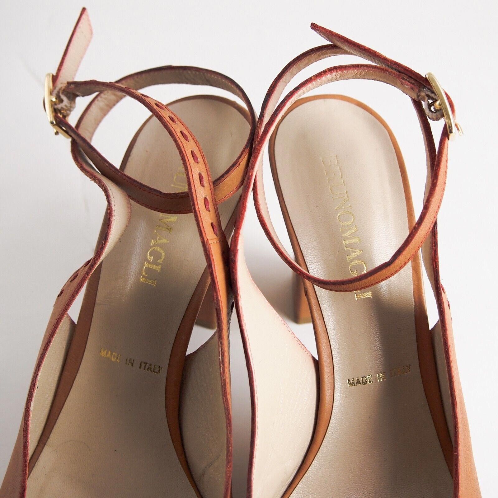 Bruno Magli Bruno Magli Slingback Sandals High Heel Beige US 8 EU 38 Size US 8 / IT 38 - 5 Thumbnail
