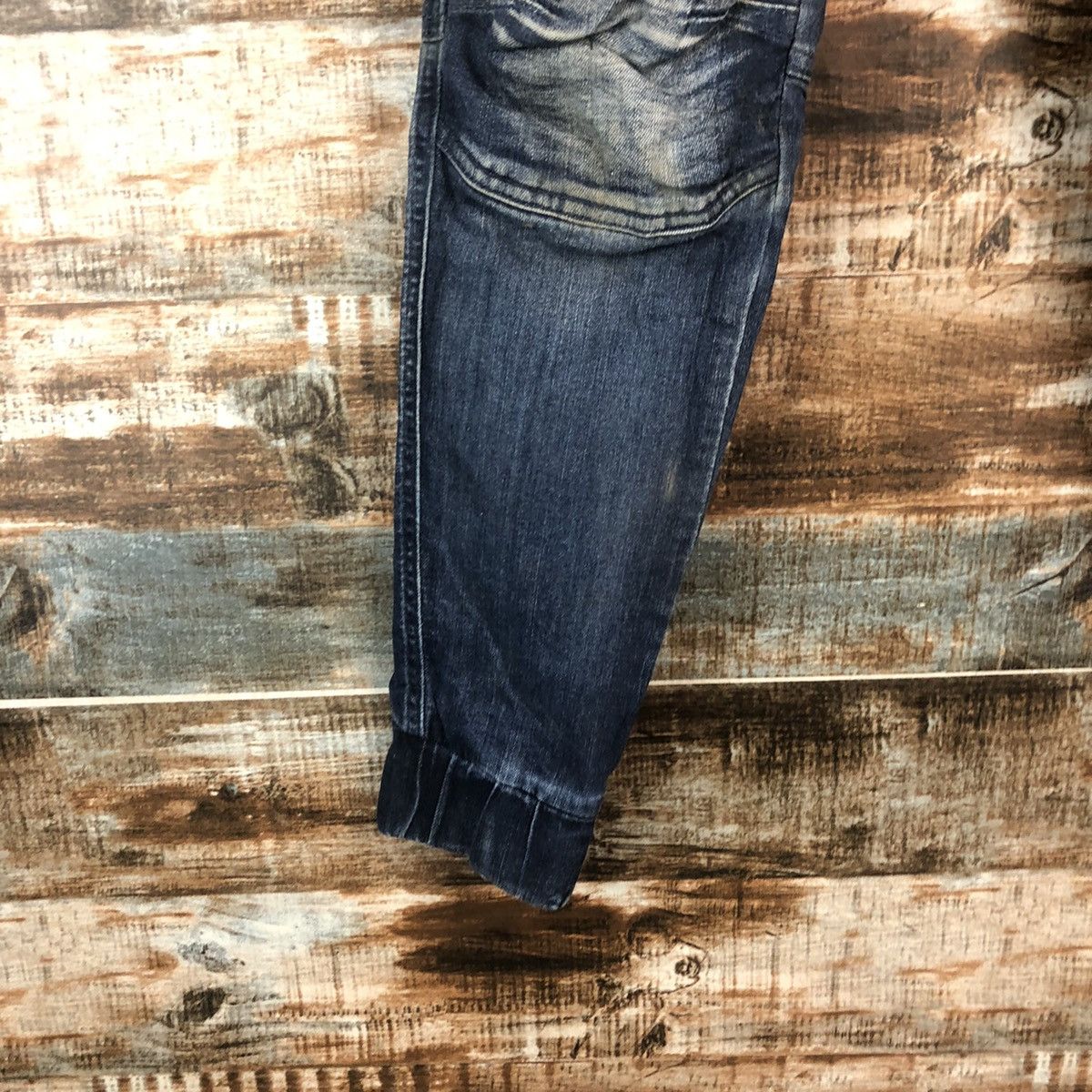 Japanese Brand Field Core japan utility Blue Denim jogger Pants #A2116 Size US 29 - 13 Thumbnail