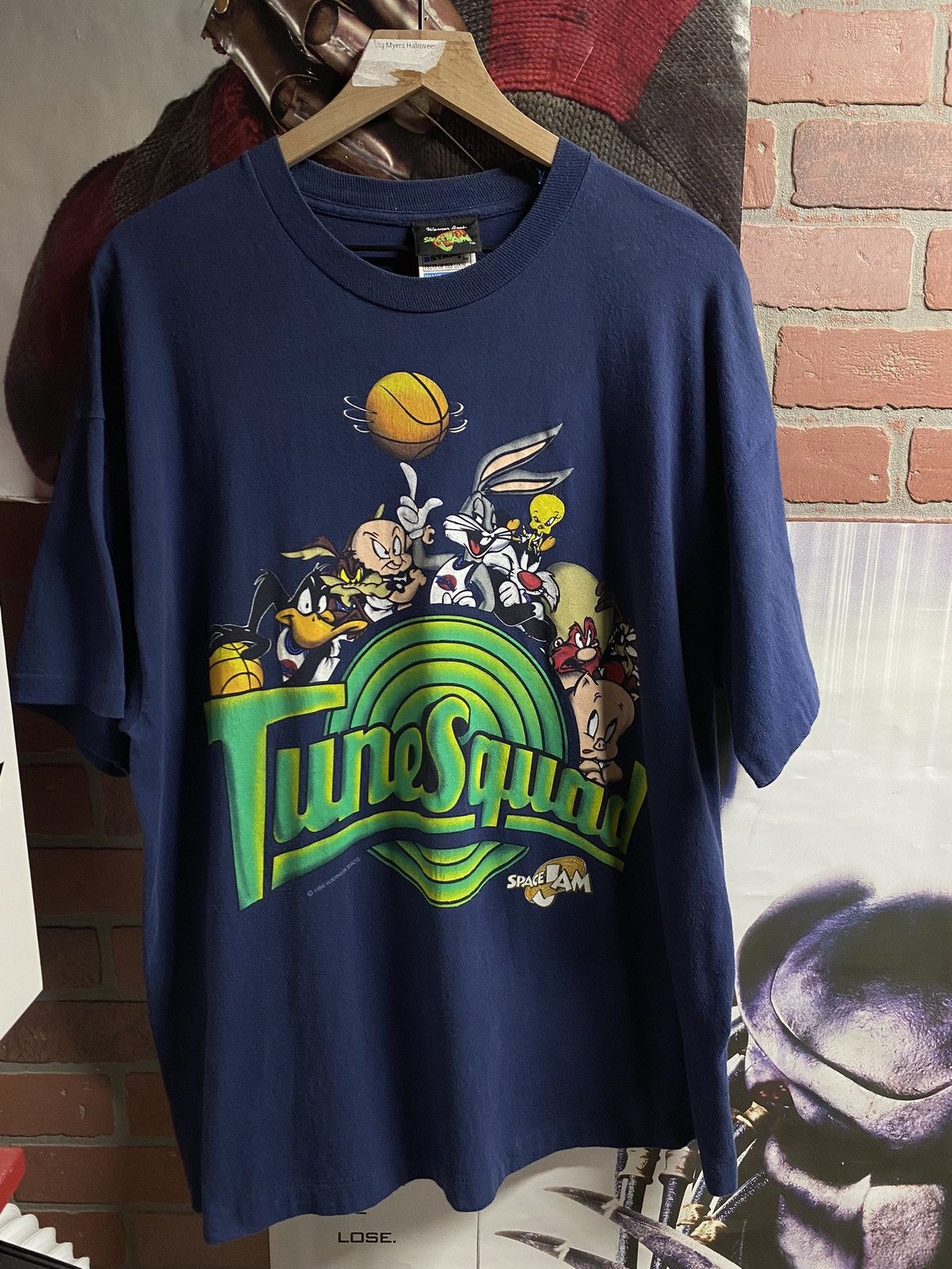 Other Vintage 90’s Looney Tunes Space Jam Movie Tee Shirt XLarge Size US XL / EU 56 / 4 - 1 Thumbnail
