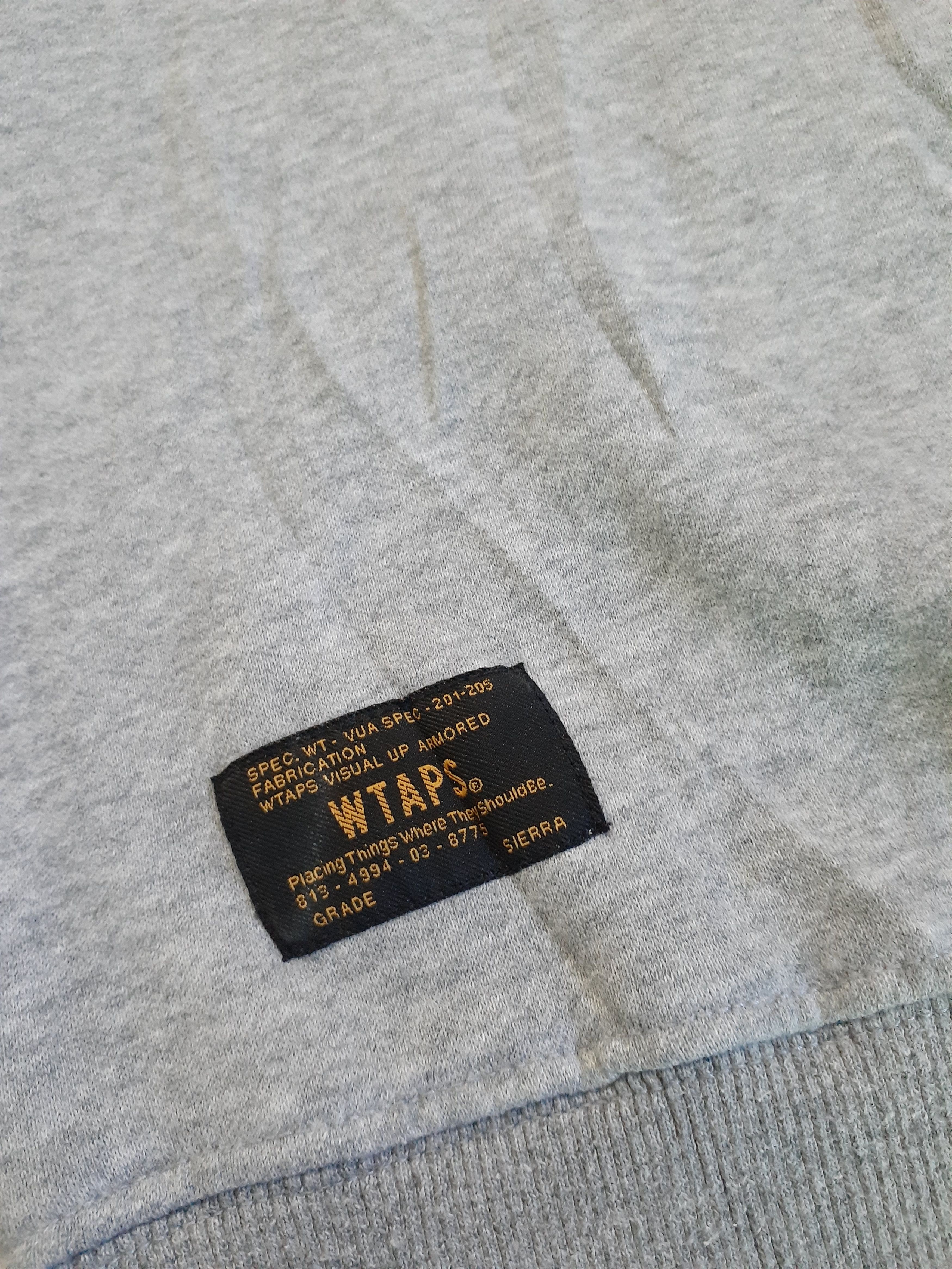 Japanese Brand × Wtaps WTAPS Grey Script Crewneck Size US M / EU 48-50 / 2 - 5 Thumbnail