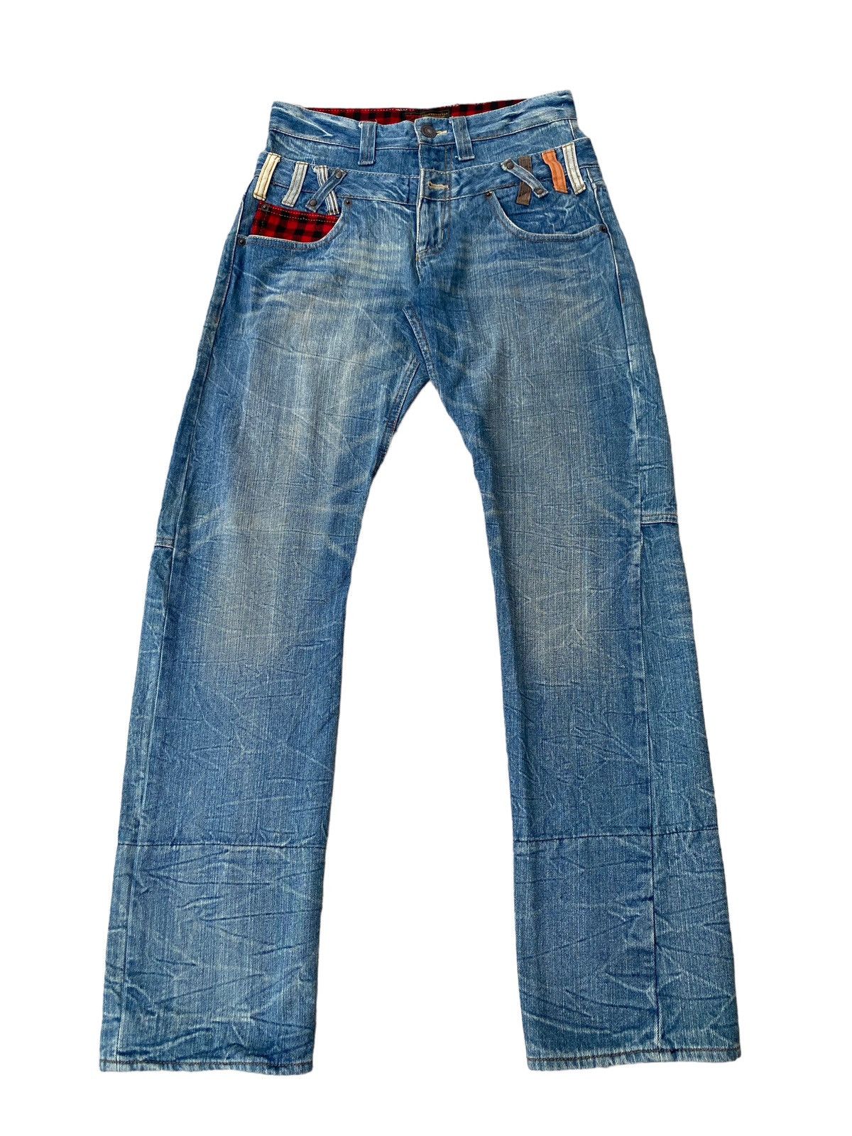 Japanese Brand Japanese Brand Exit Double Waist Pant Size US 30 / EU 46 - 1 Thumbnail