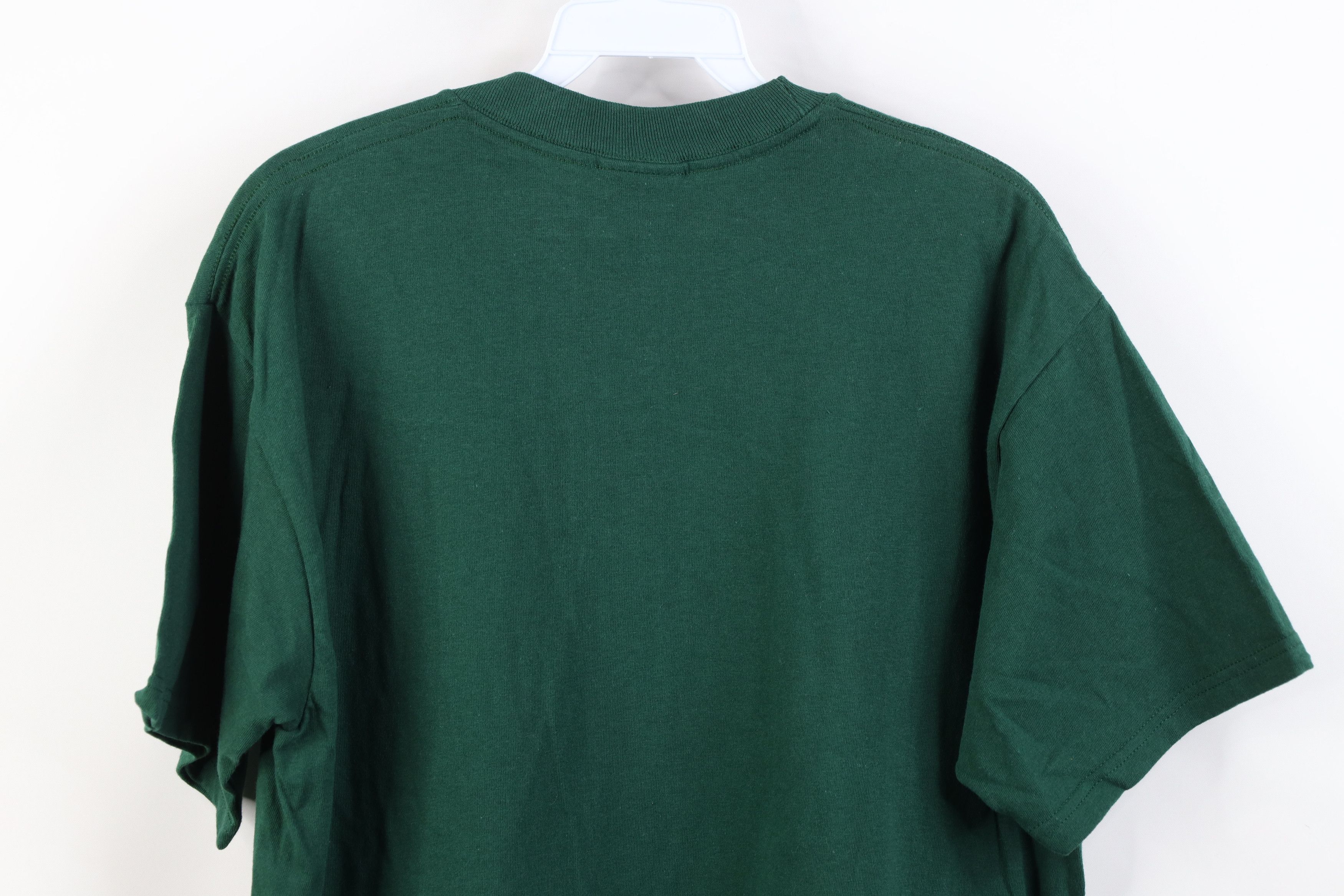 Vintage Vintage 90s Streetwear Blank Short Sleeve T-Shirt Green Size US M / EU 48-50 / 2 - 10 Thumbnail