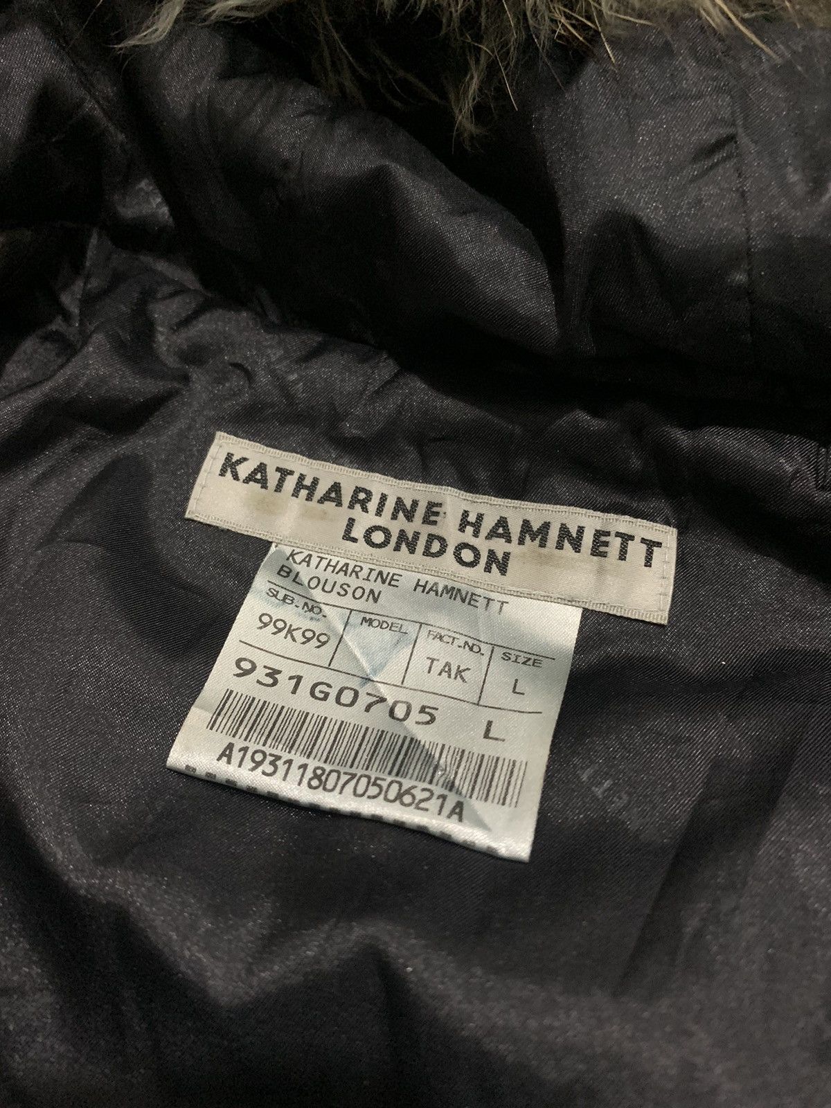 Katharine hamnett london blouson fur jacket bomber