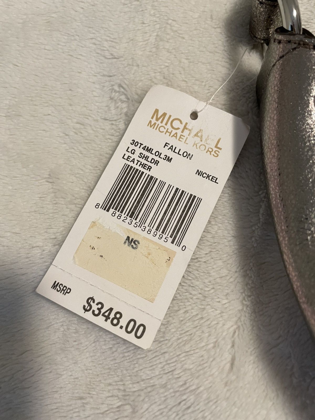 Michael Kors Michael Kors FALLON Nickel Colored Shoulder Bag Size ONE SIZE - 3 Thumbnail