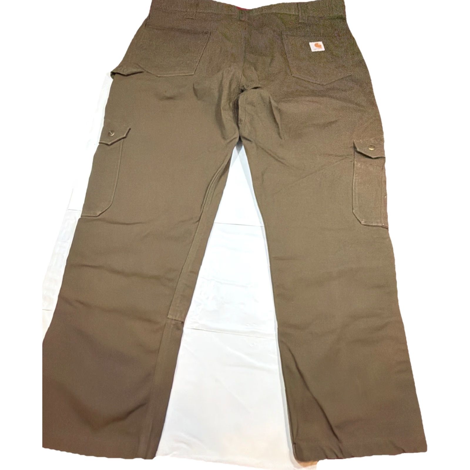 Carhartt Carhartt Pants Mens 40x30 Cotton Canvas Relaxed Fit Cargo Ripstop Workwear Green Size US 40 / EU 56 - 4 Thumbnail