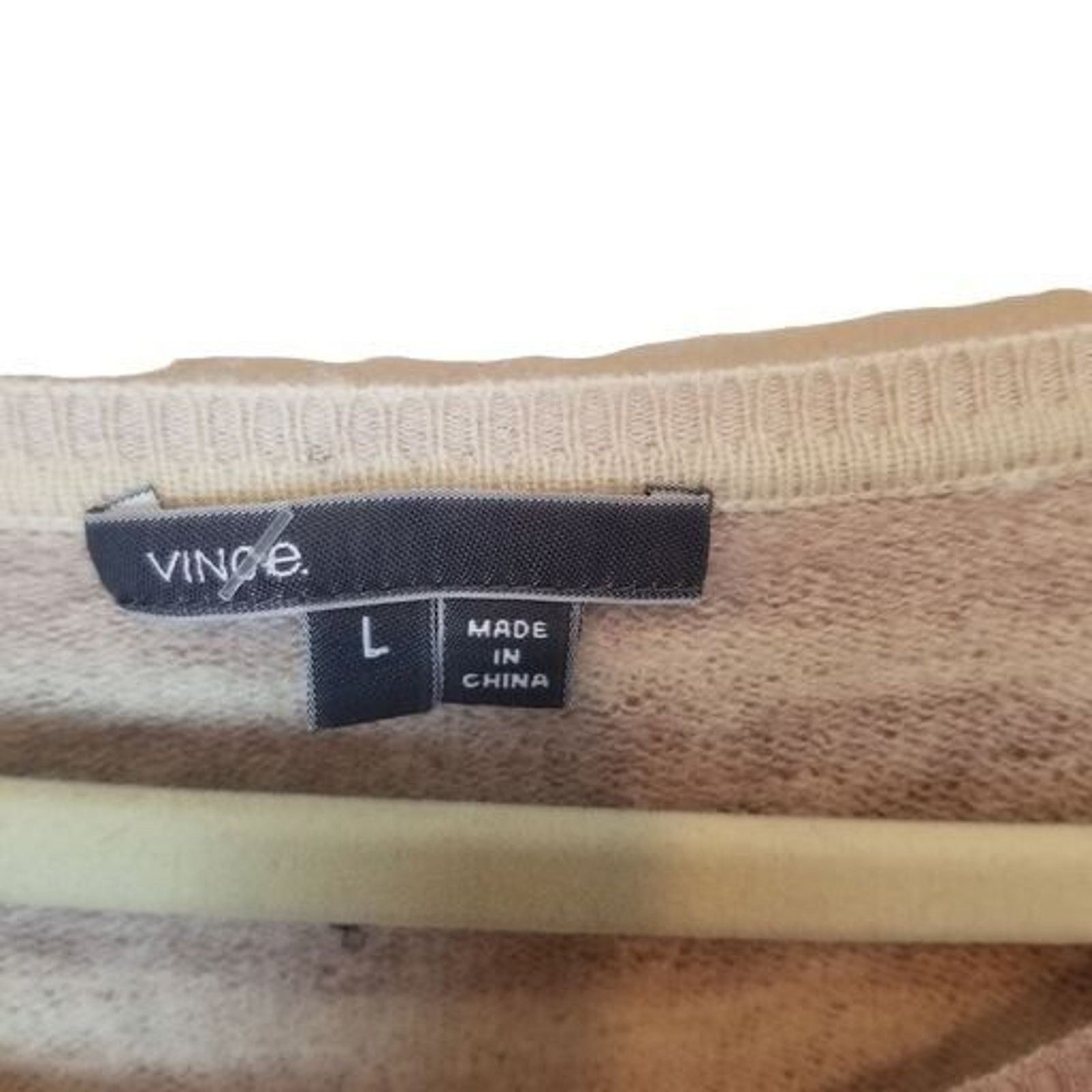 Vince Vince Womens Wool Cashmere Sweater Coastal Grandma Earthy L Size L / US 10 / IT 46 - 6 Thumbnail