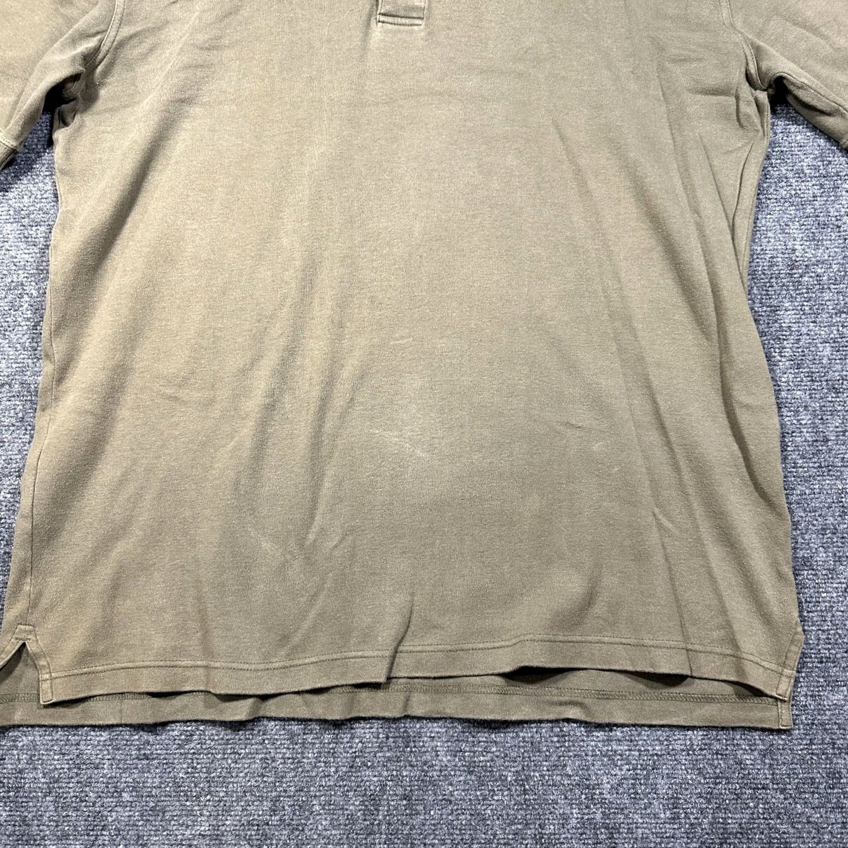 Eddie Bauer Eddie Bauer Mens Large Tall Green Cotton Short Sleeve Polo Shirt Split Hem Size US L / EU 52-54 / 3 - 2 Thumbnail