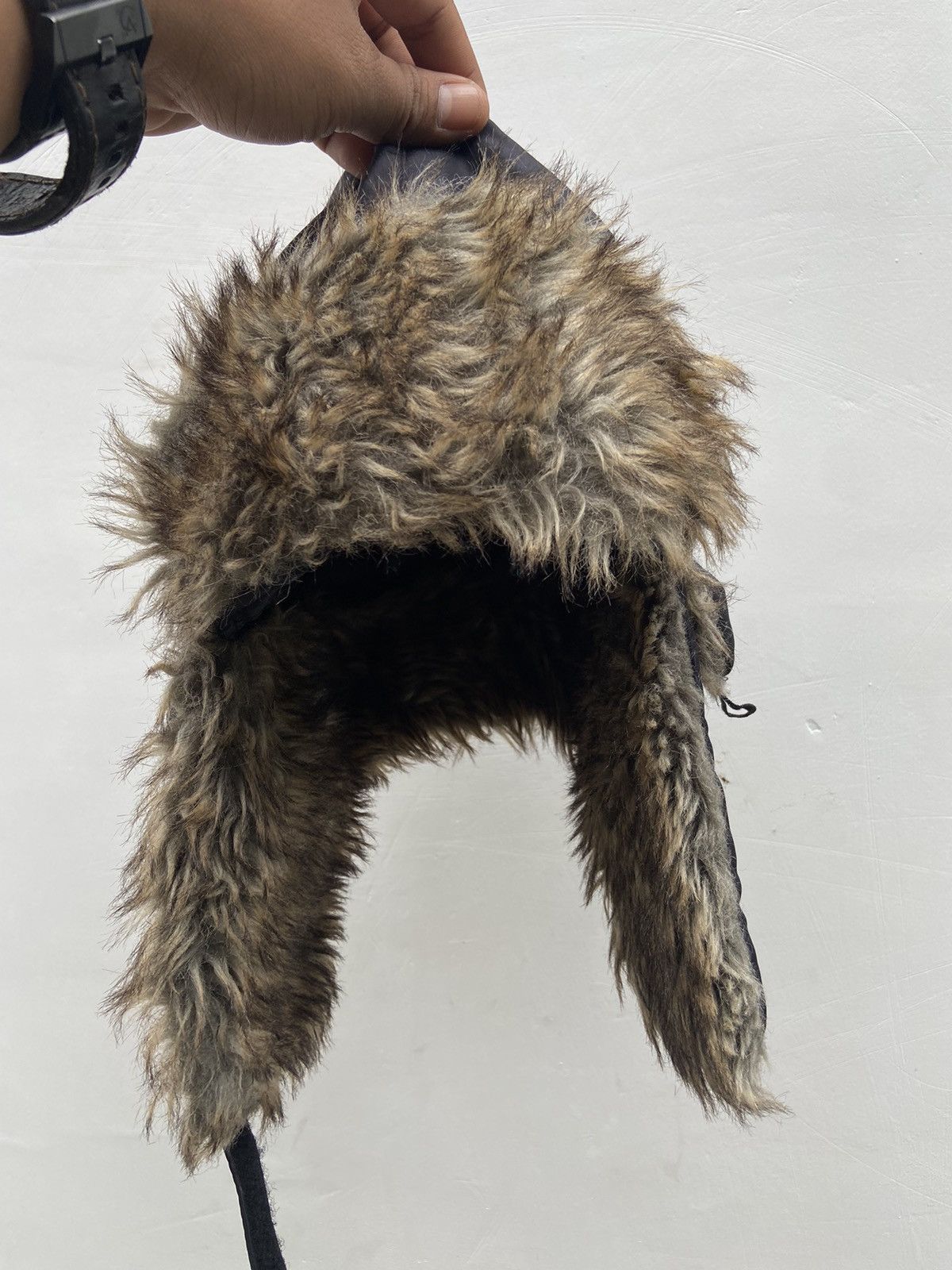 Japanese Brand Vintage y2k japan nostalgia faux fur fuzzy ushanka hats Size ONE SIZE - 7 Thumbnail