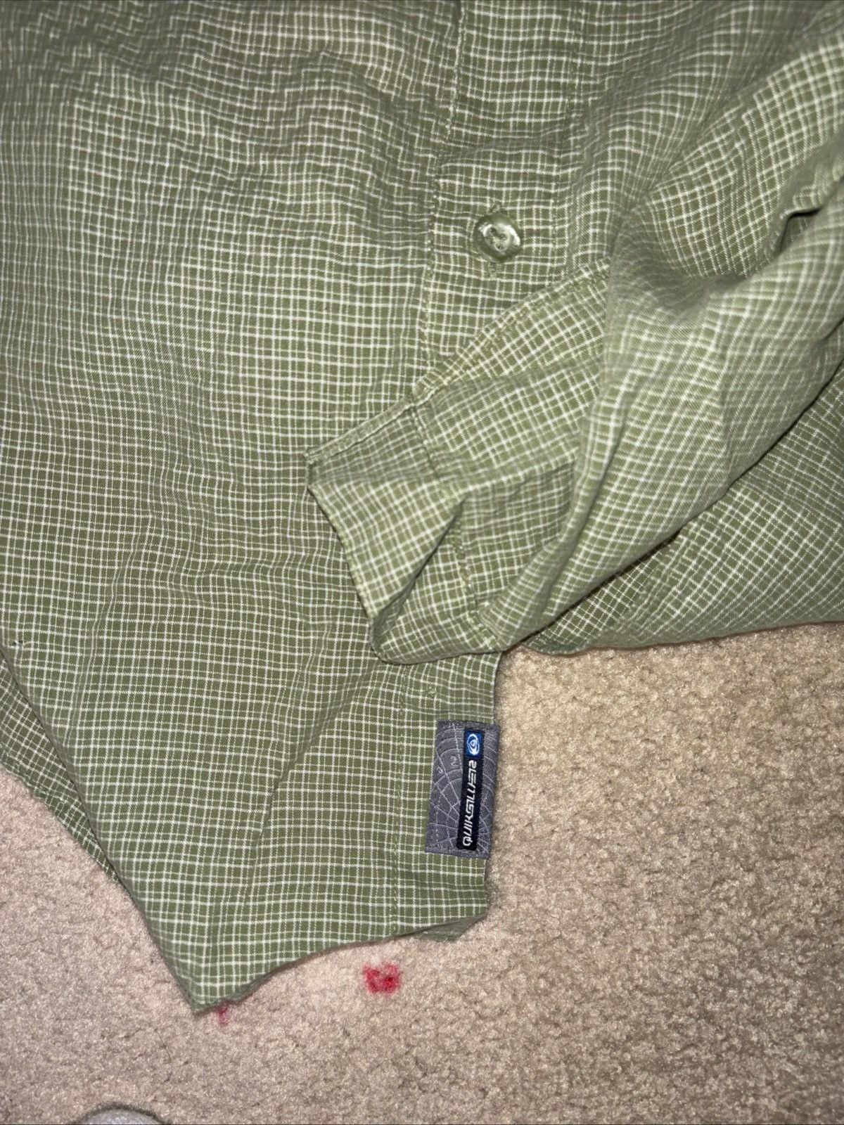 Quiksilver Y2K Quiksilver Shirt Mens Large Green Striped Button up Size US L / EU 52-54 / 3 - 6 Thumbnail