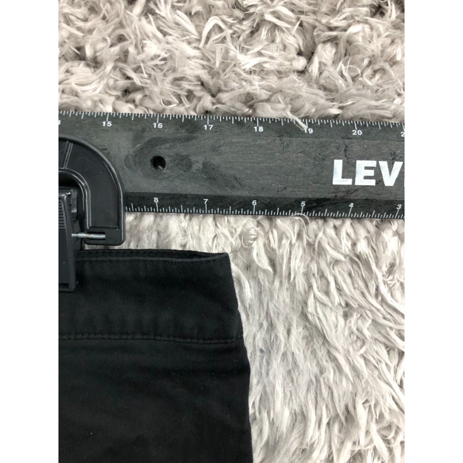 Vintage Counterparts Capri Pants Size 12 Womens Mid Rise Black Capri Pants Women's Size 12 Black Capris Mid Rise/Elastic Waist/Pockets/Stretch Size 34" / US 12 / IT 48 - 2 Thumbnail