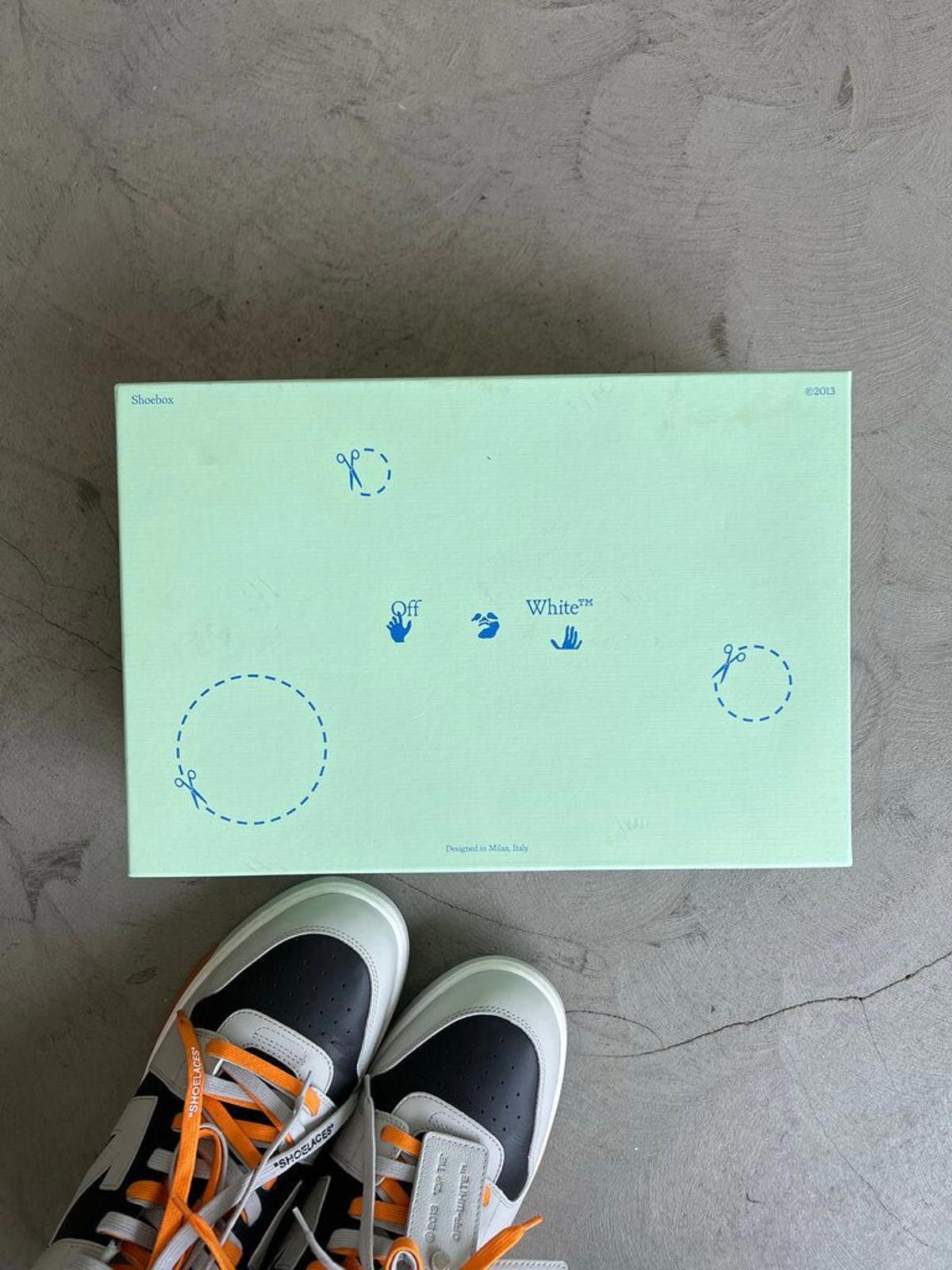 Off-White Off-White Out-Of-Office Sneaker Grey/Black Sz. 47 Size US 14 / EU 47 - 7 Thumbnail