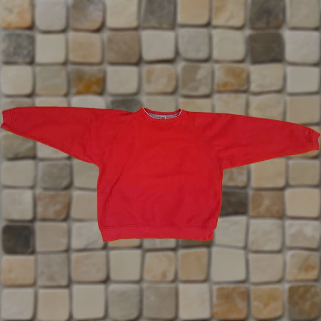 Russell Athletic Russell Athletic Sweatshirt size X-Large Red Cotton Men Pullover Crew Neck Long Sleeve Solid Regular Logo Est. 1902 Size US XL / EU 56 / 4 - 1 Thumbnail