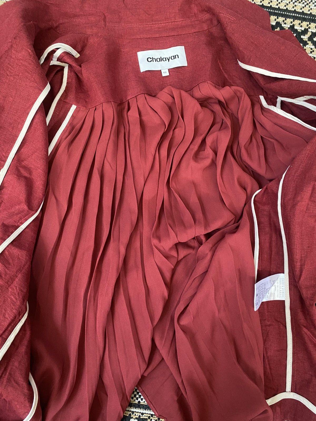 Hussein Chalayan Hussein Chalayan Pleated Back Blazer Avant Garde Archive Size US M / EU 48-50 / 2 - 6 Thumbnail