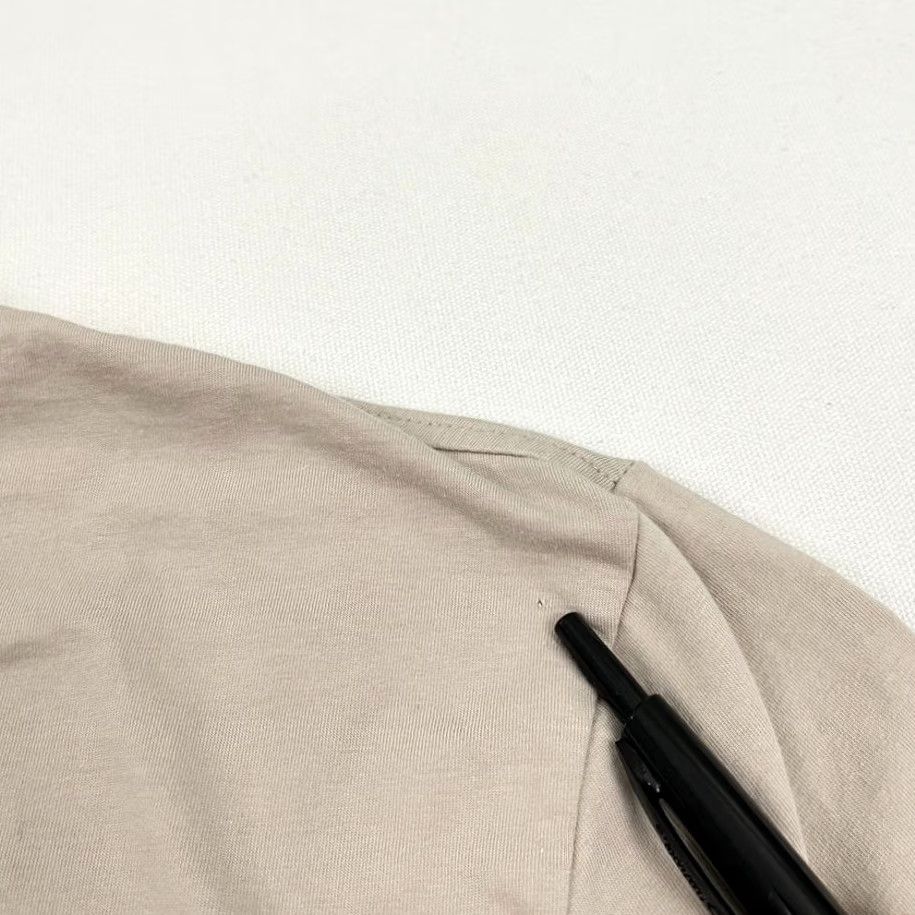 James Perse James Perse XL Beige Cotton Crew Shirt - Classic Style Size US XL / EU 56 / 4 - 7 Thumbnail