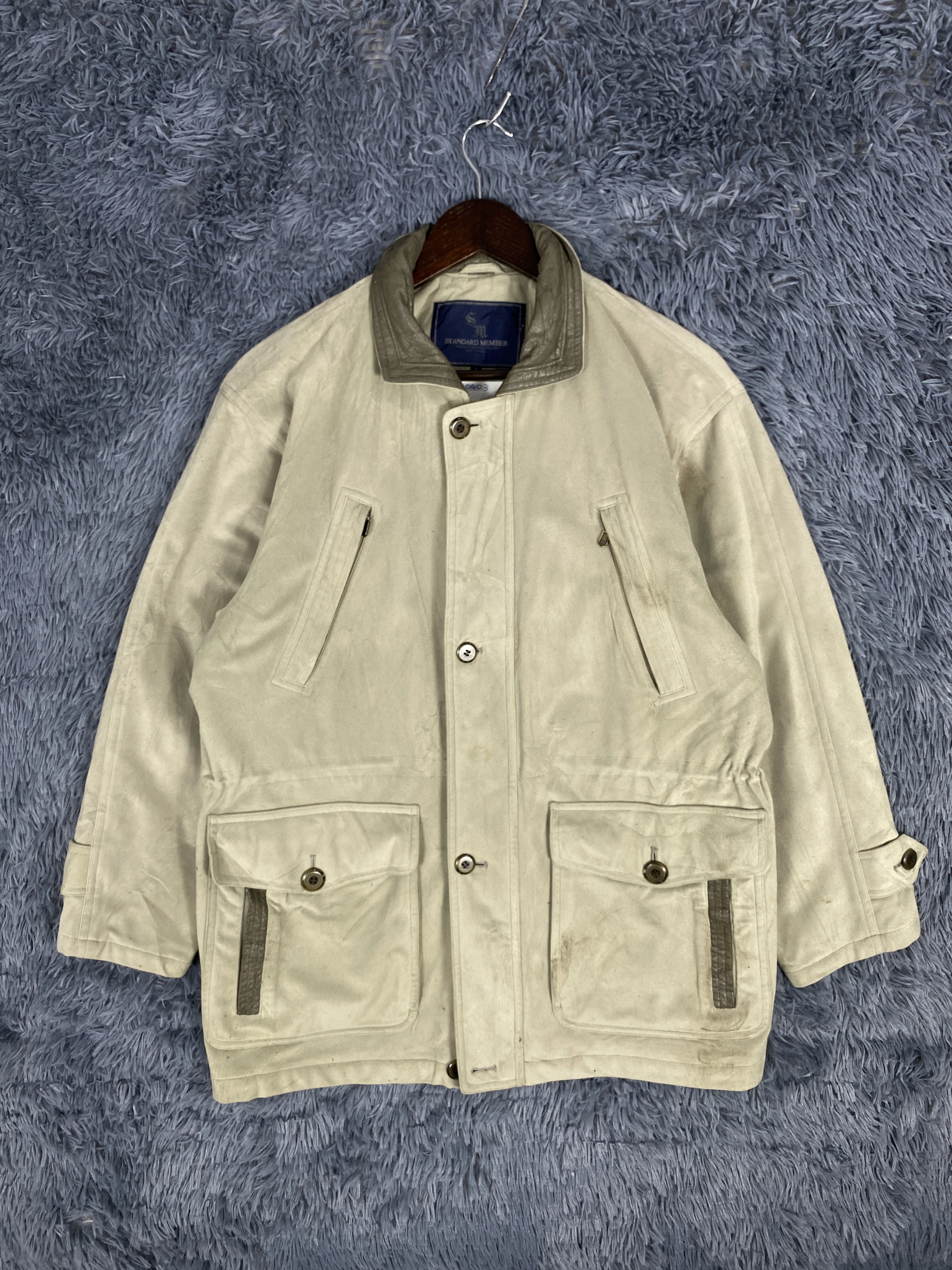 Japanese Brand Vintage Standard Member Multi Pocket Duck Canvas Jacket Size US S / EU 44-46 / 1 - 1 Thumbnail