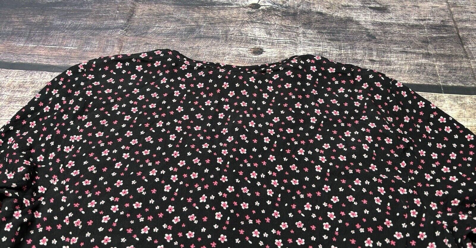 Other J Jill Tunic Top Women's XL Long Sleeve Floral Polka Dot Size XL / US 12-14 / IT 48-50 - 6 Thumbnail