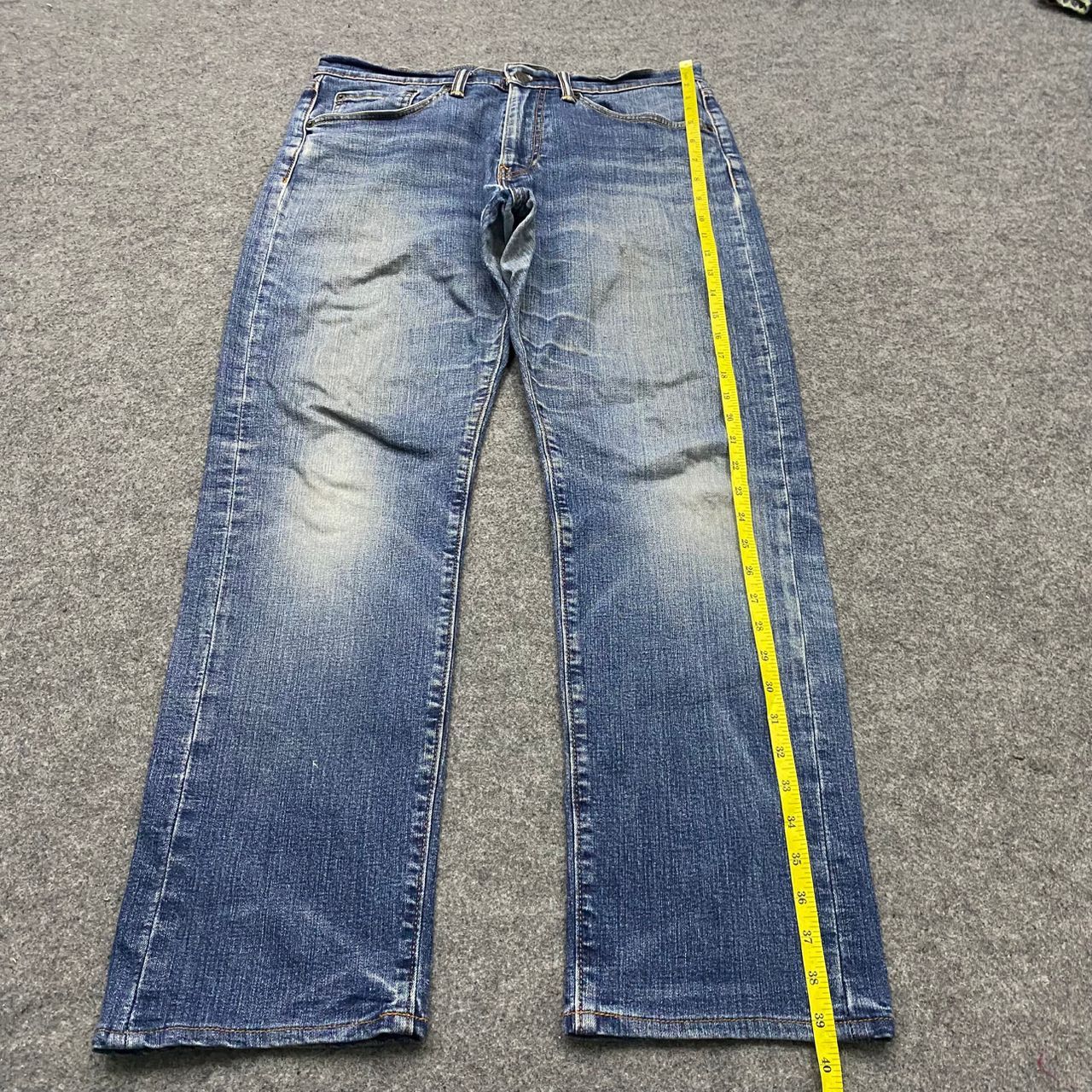 Levi's 💥Best Offer💥Vintage 505 Levis Distressed Denim Size US 34 / EU 50 - 3 Thumbnail