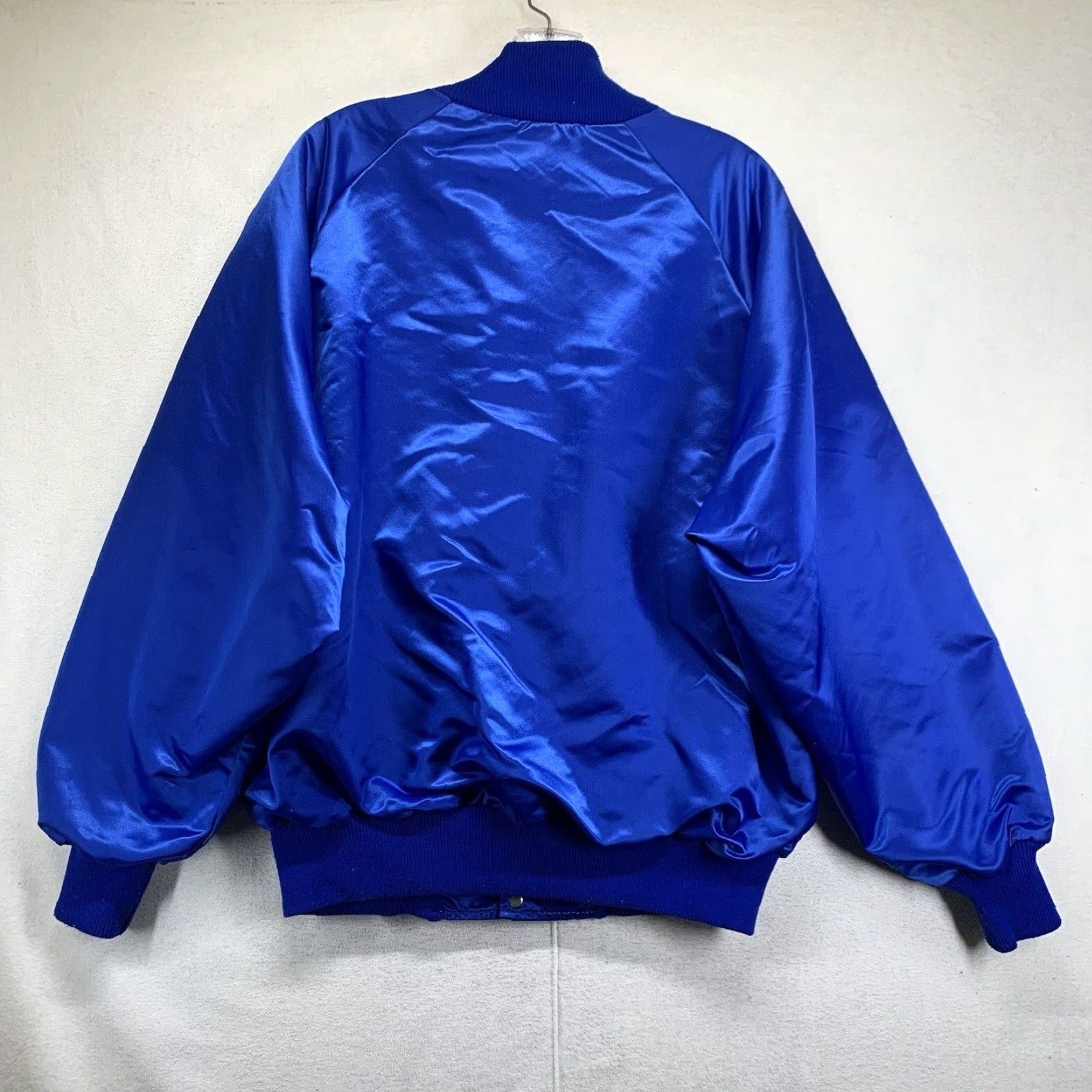 Vintage Vintage Xerox 1980s Nylon Bomber Jacket Men Size L Blue Embroidered Windbreaker Retro 80s Size US L / EU 52-54 / 3 - 3 Thumbnail