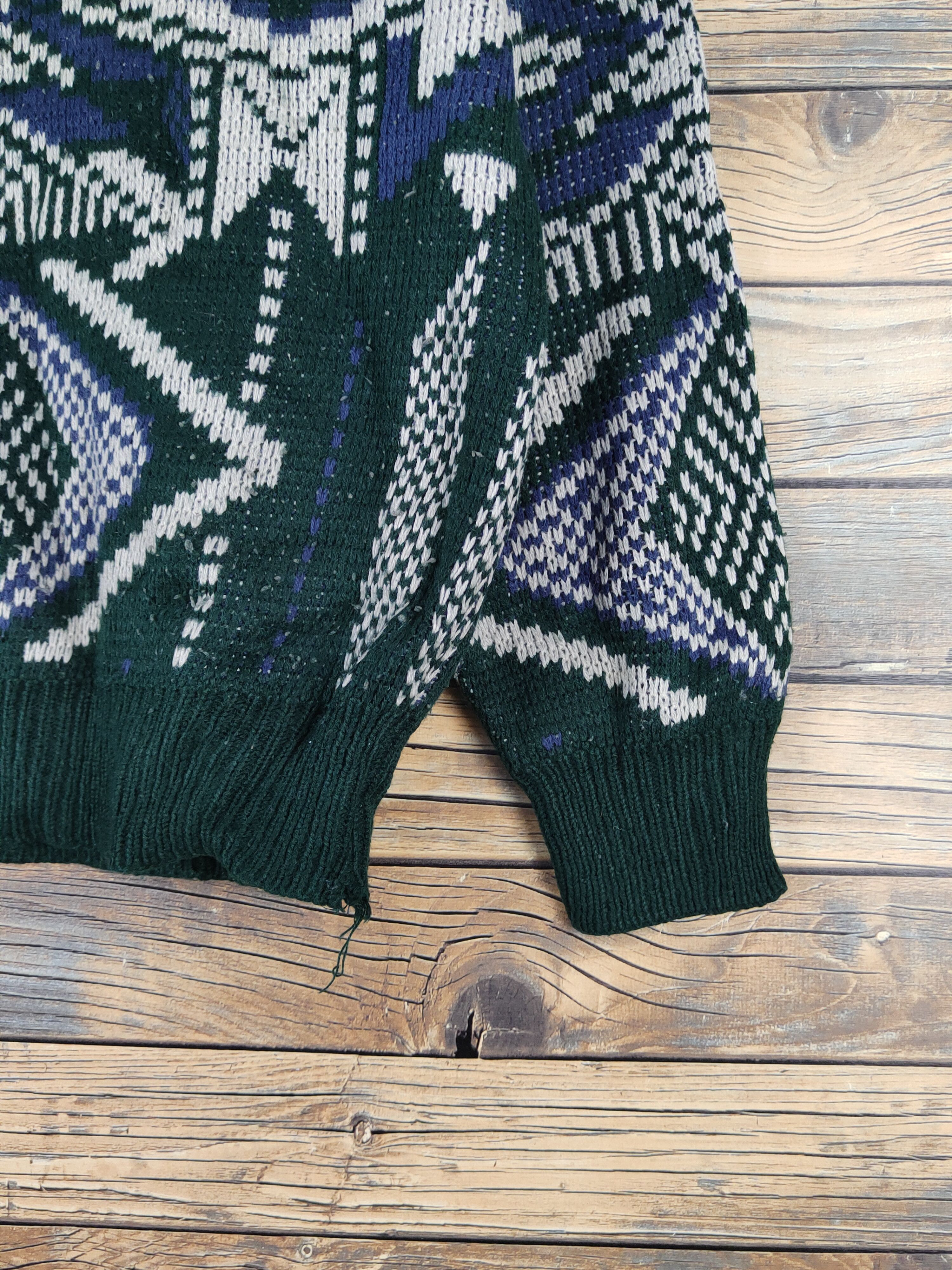 Vintage D Bound Broom Dark Green Knitwear Sweatshirts#W1673 Size US M / EU 48-50 / 2 - 8 Thumbnail