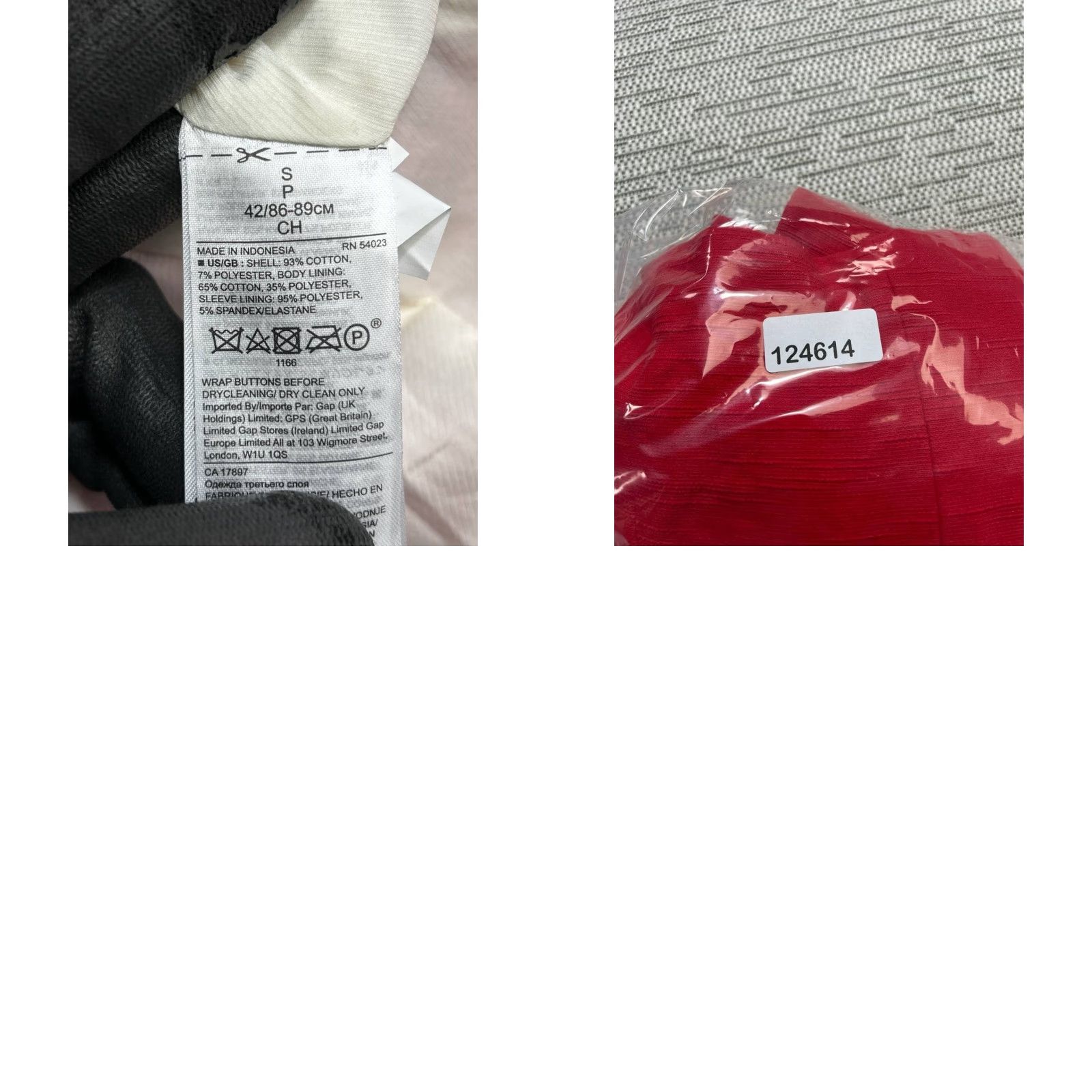 Banana Republic Banana Republic Coat Womens Small Red Textured Cotton Blend Belted Waist New Coat Special? Size S / US 4 / IT 40 - 9 Thumbnail