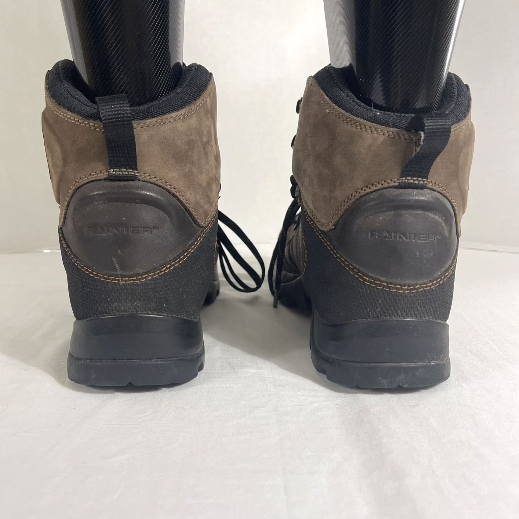 New Balance New Balance Mens Boots Hiking Rainier Gore-Tex Vibram MO1500GT Brown 10.5 D Leather Rubber Ankle Trek Casual Outdoor Shoes Mens Boots Size US 11 / EU 44 - 4 Thumbnail