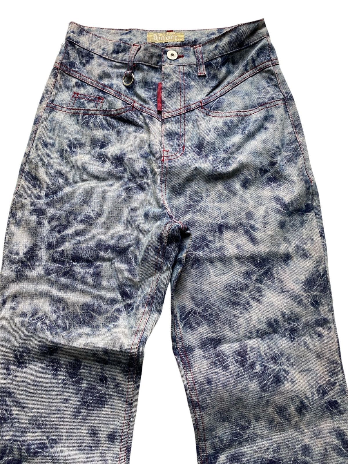 Japanese Brand × Le Grande Bleu (L.G.B.) × Yasuyuki Ishii Japanese badee flared blue bleached denim Size US 28 / EU 44 - 3 Thumbnail