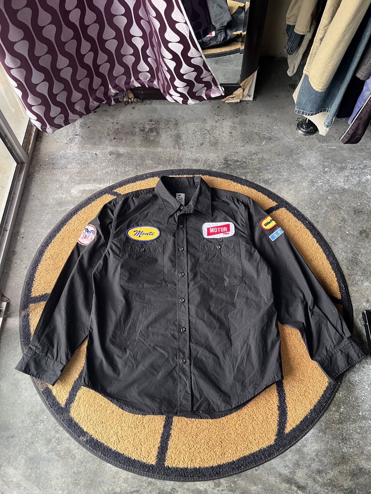 Japanese Brand 🔥Never Seen Thing Patches Shirt Size US M / EU 48-50 / 2 - 2 Thumbnail
