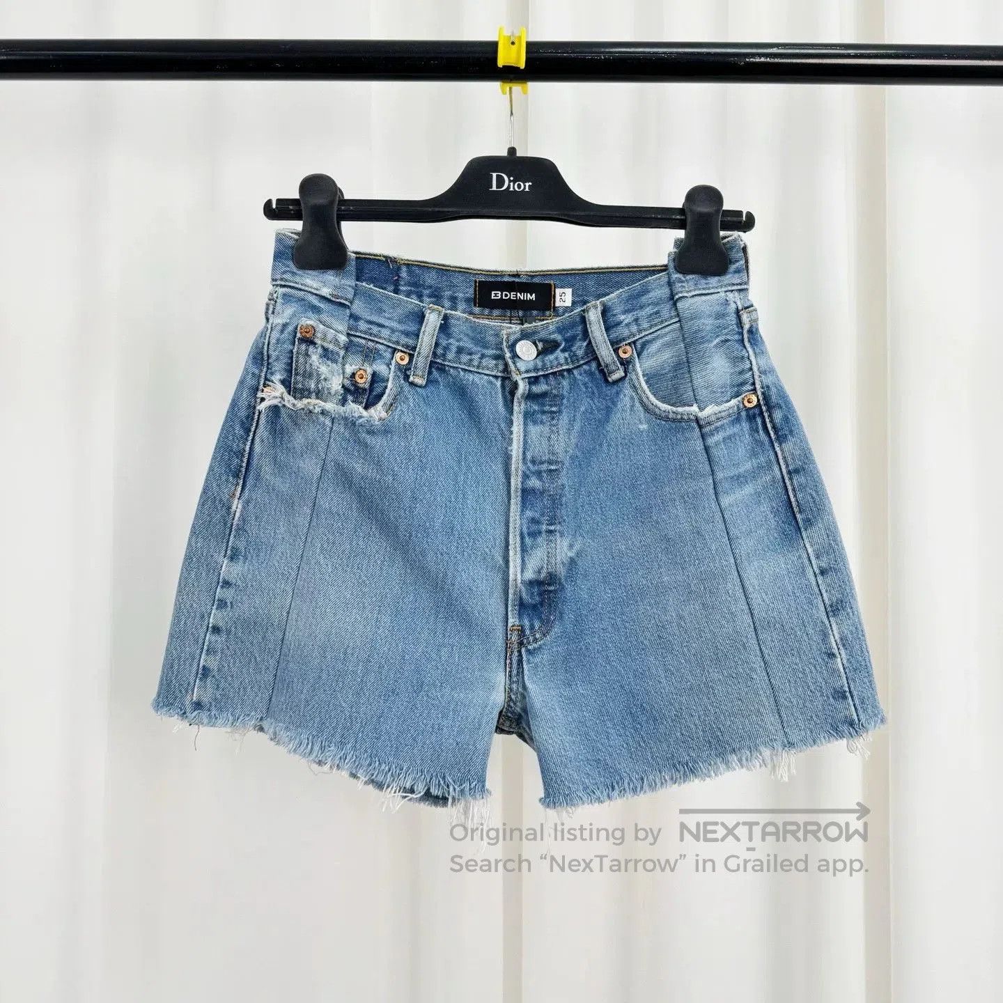 EB Denim EB Denim Deconstructed Denim Shorts. Size 25" / US 0 / IT 36 - 1 Thumbnail