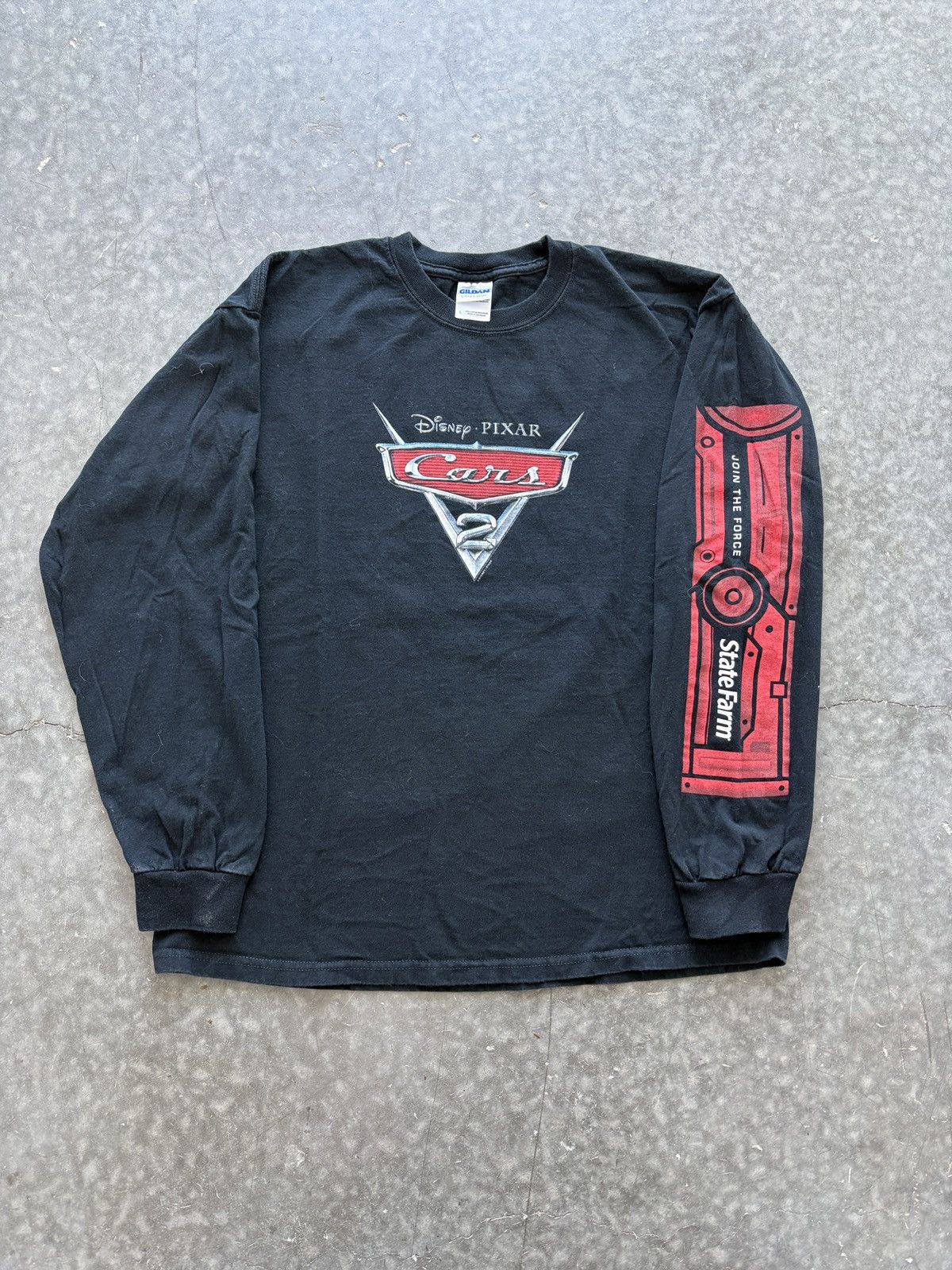 Disney Vintage Y2K Cars 2 Promo Longsleeve Graphic Tee Size US L / EU 52-54 / 3 - 1 Thumbnail